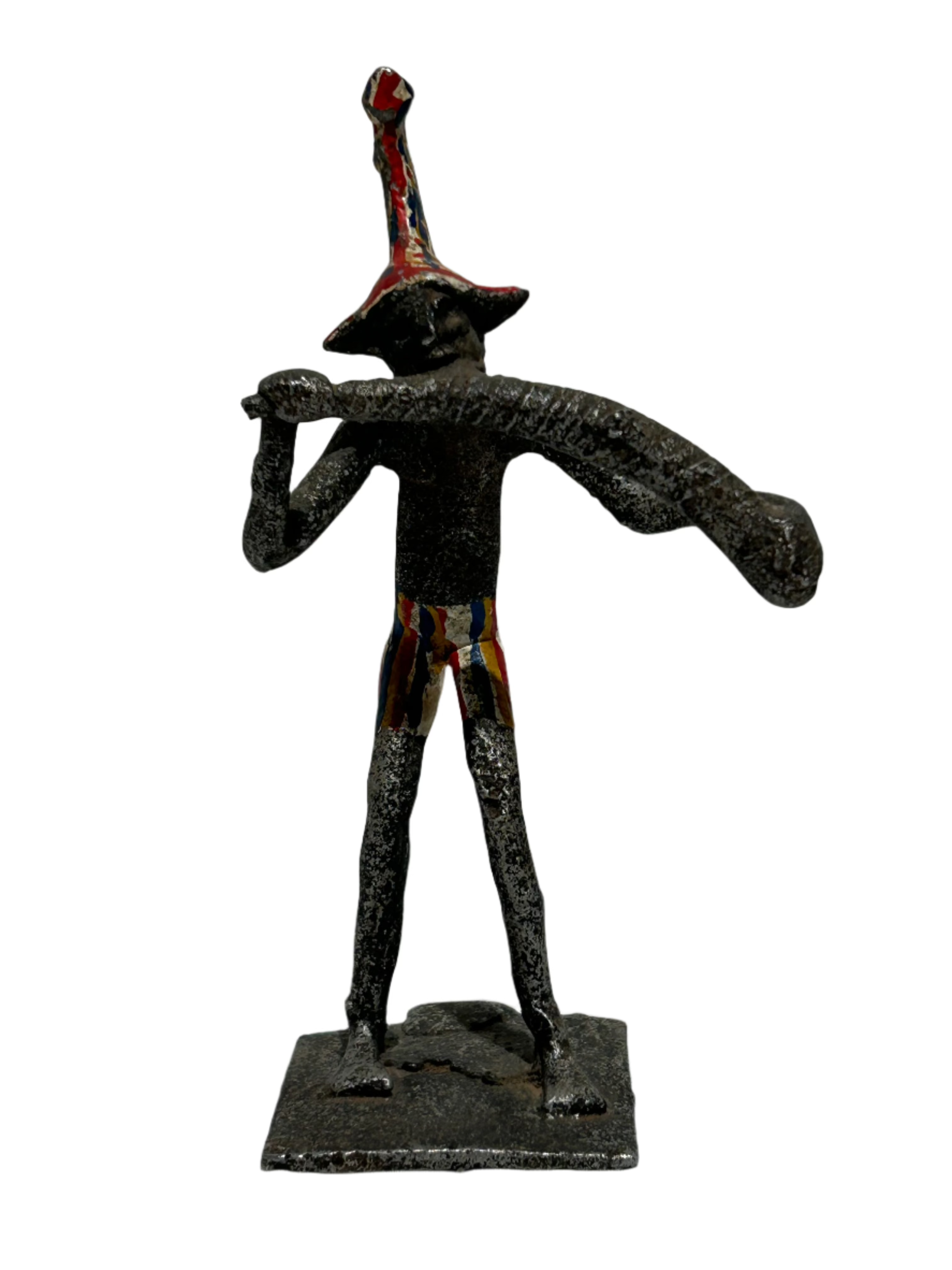 Vintage hand painted African figure