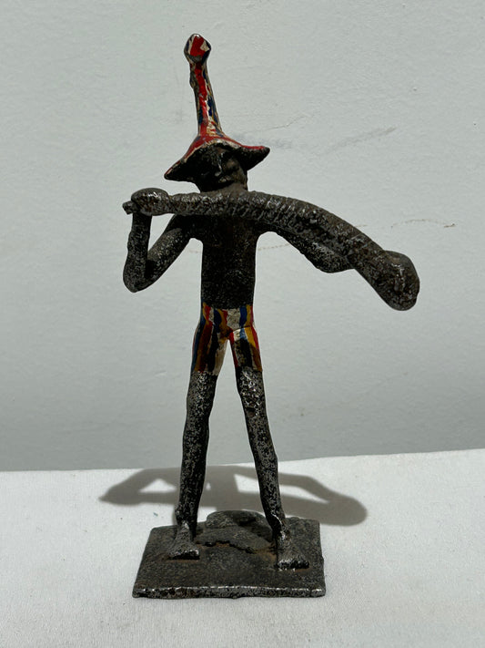 Vintage hand painted African figure