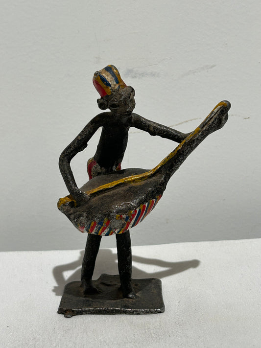 Vintage hand painted African figure