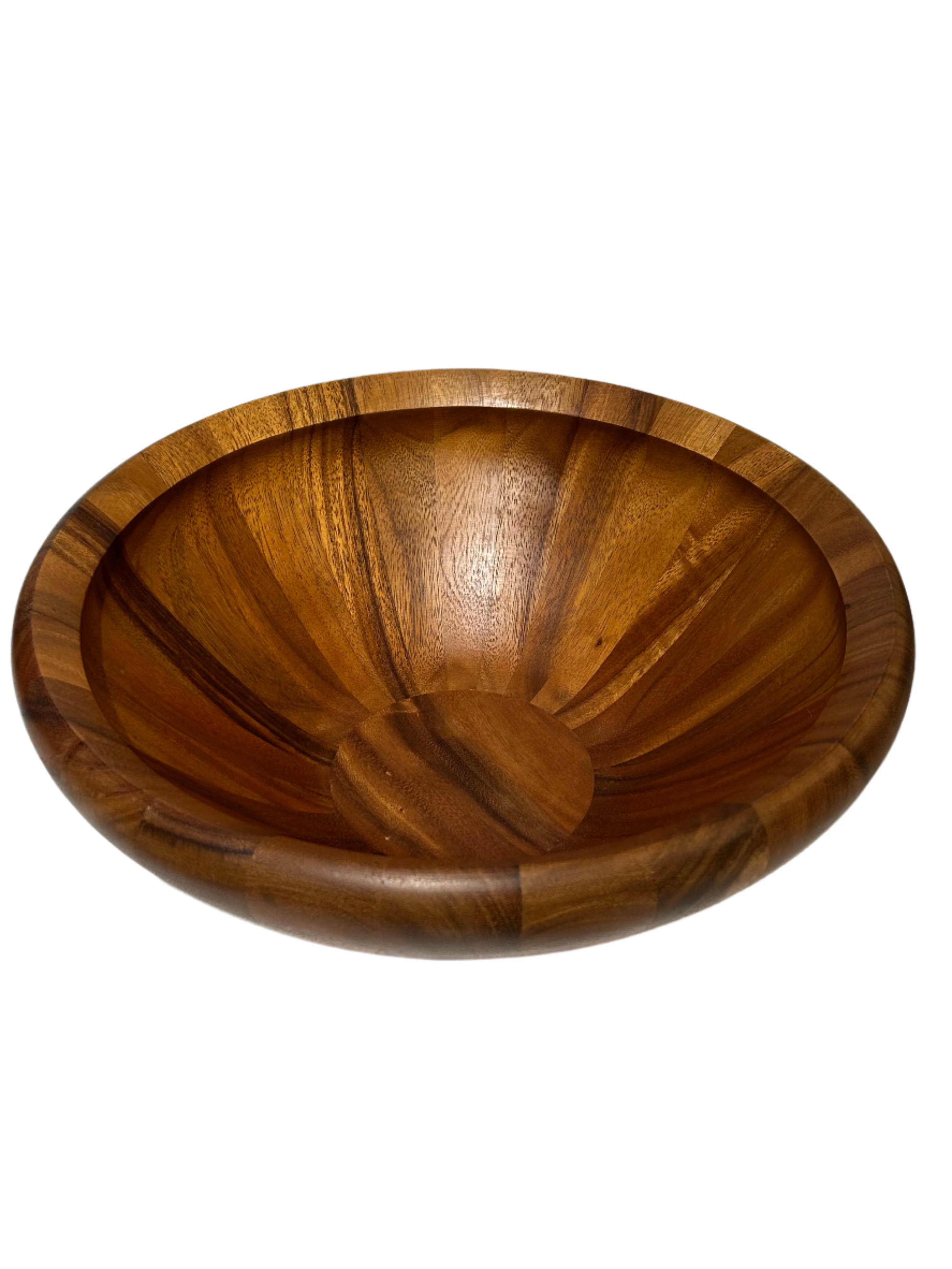 Vintage wood salad server set