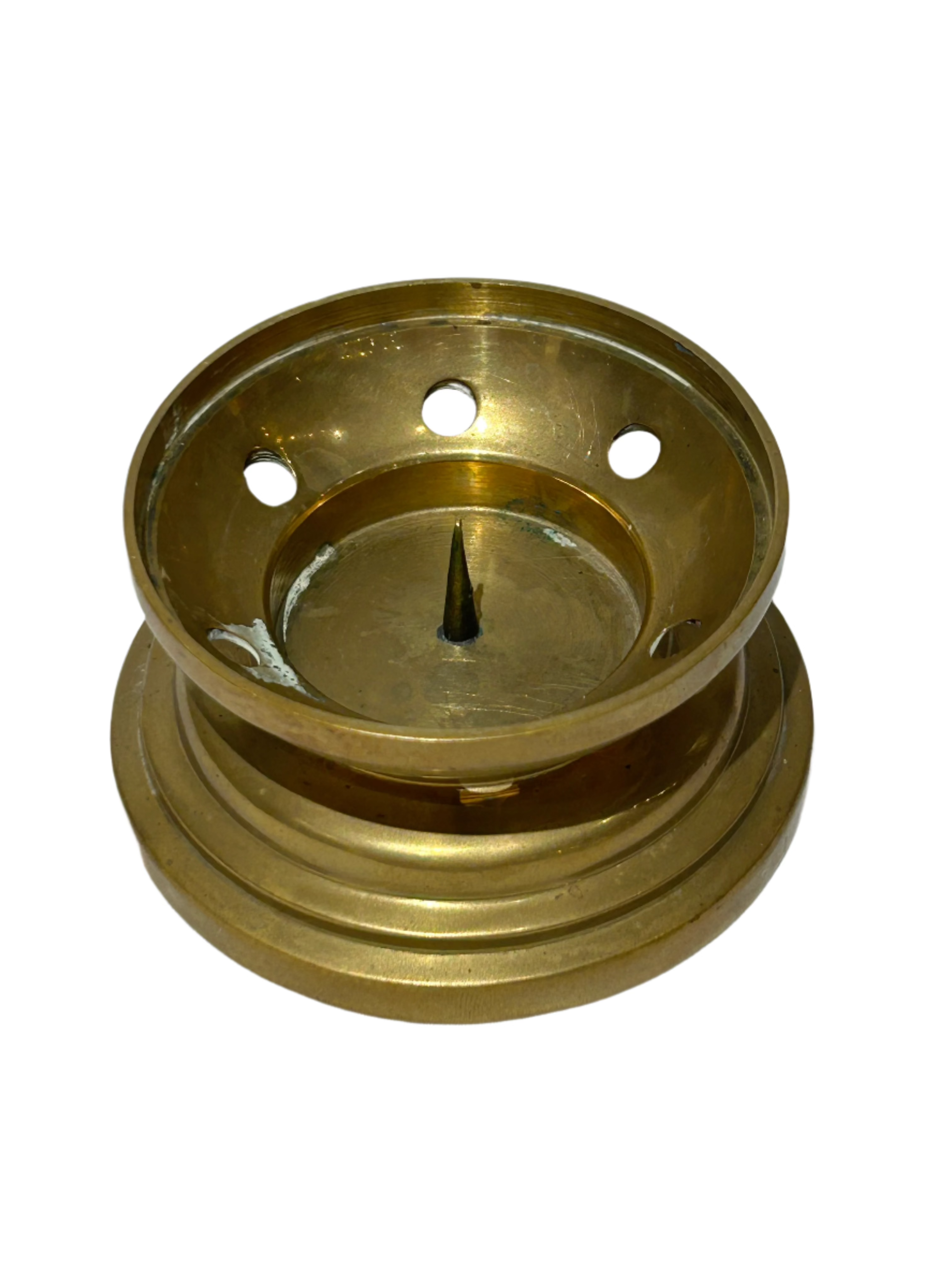 Vintage brass candle holder