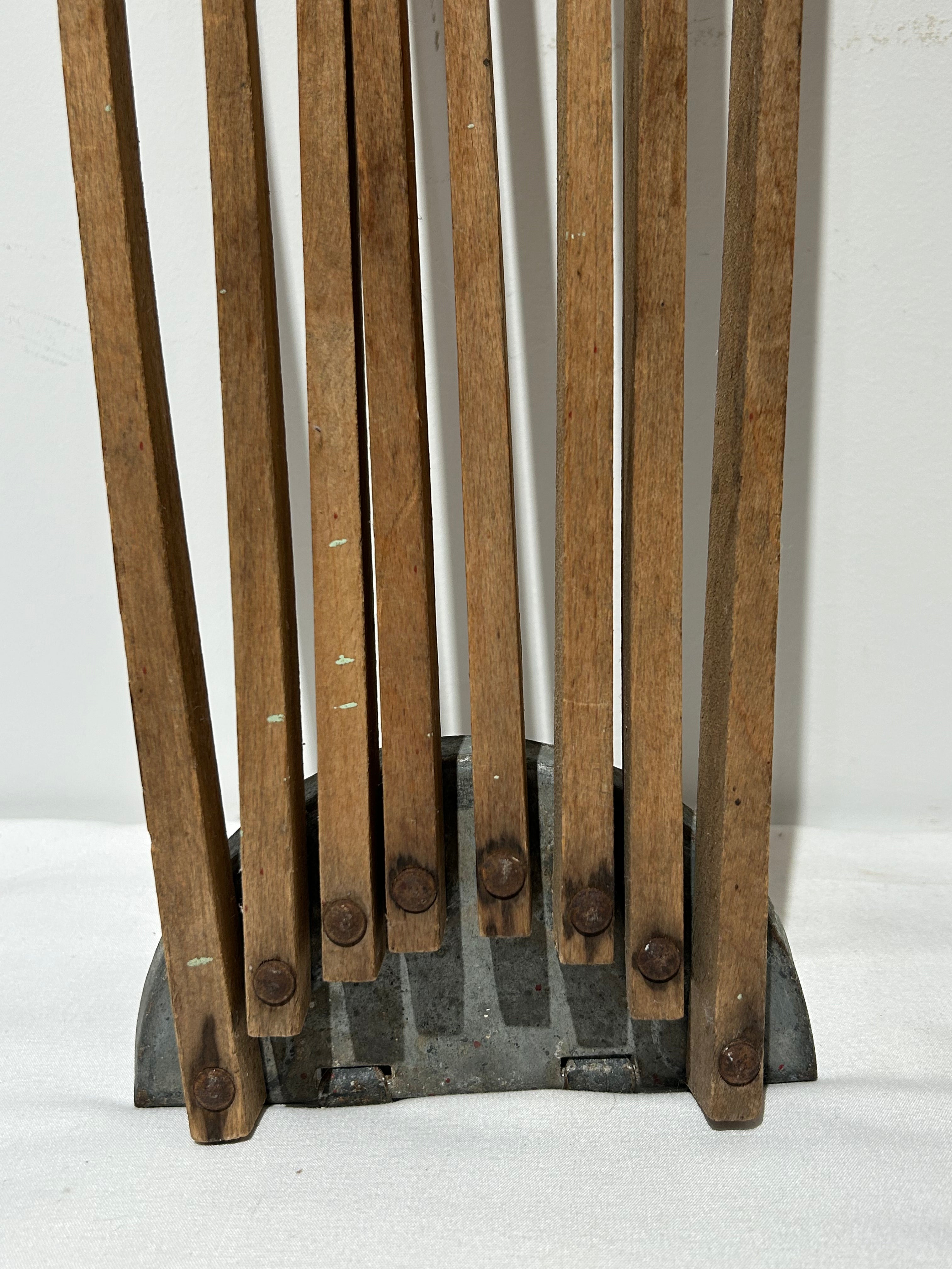 Vintage primitive drying rack wall mount