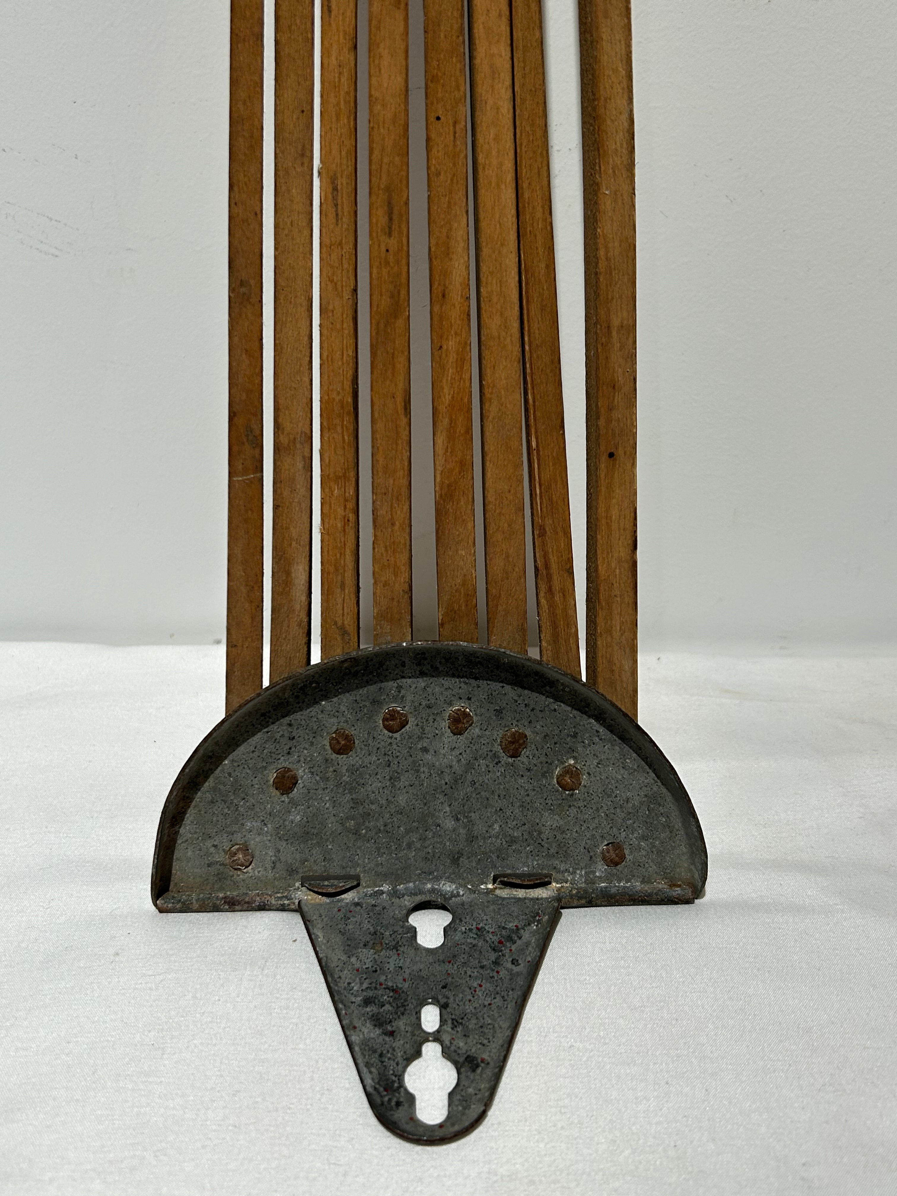 Vintage primitive drying rack wall mount