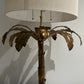 Gilt Palm tree lamp