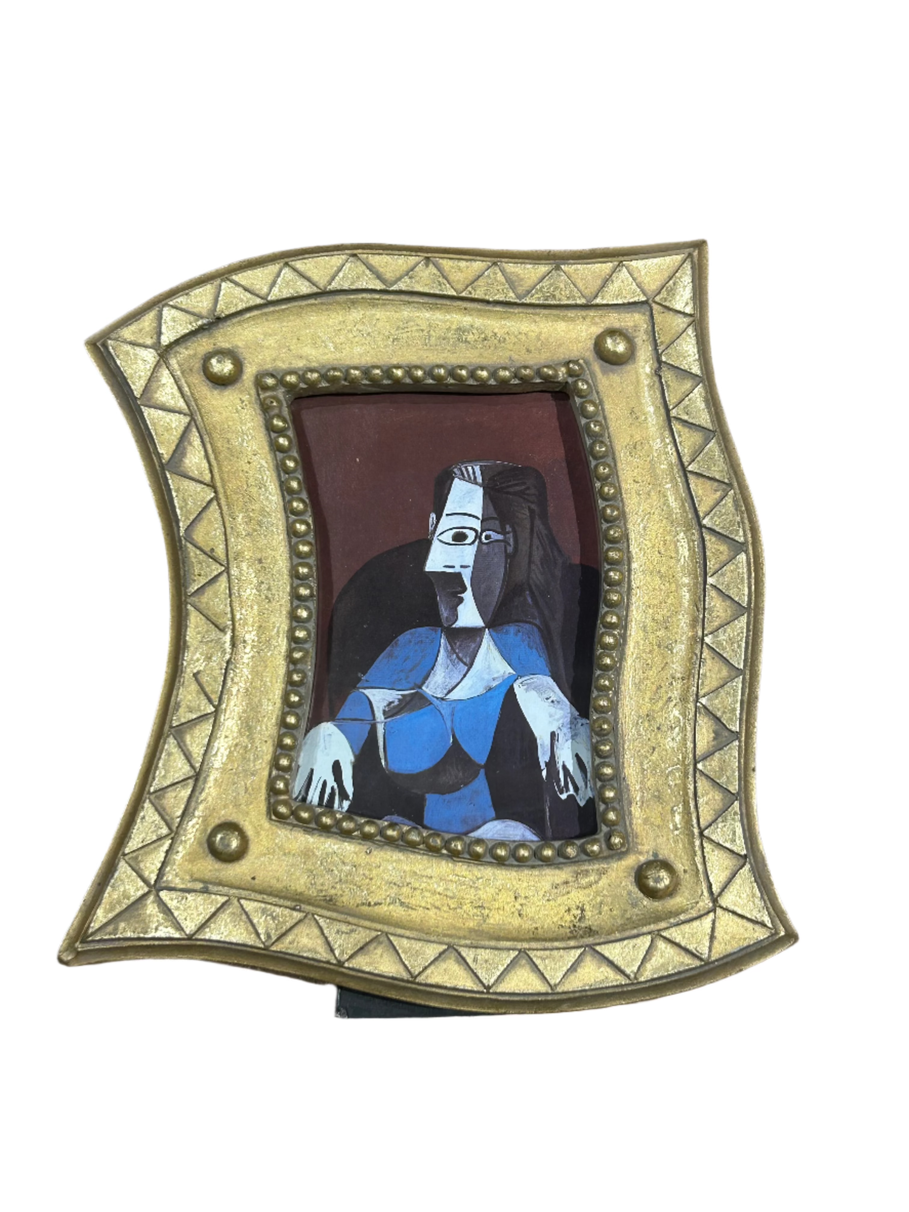 Vintage gold frame with Picasso print