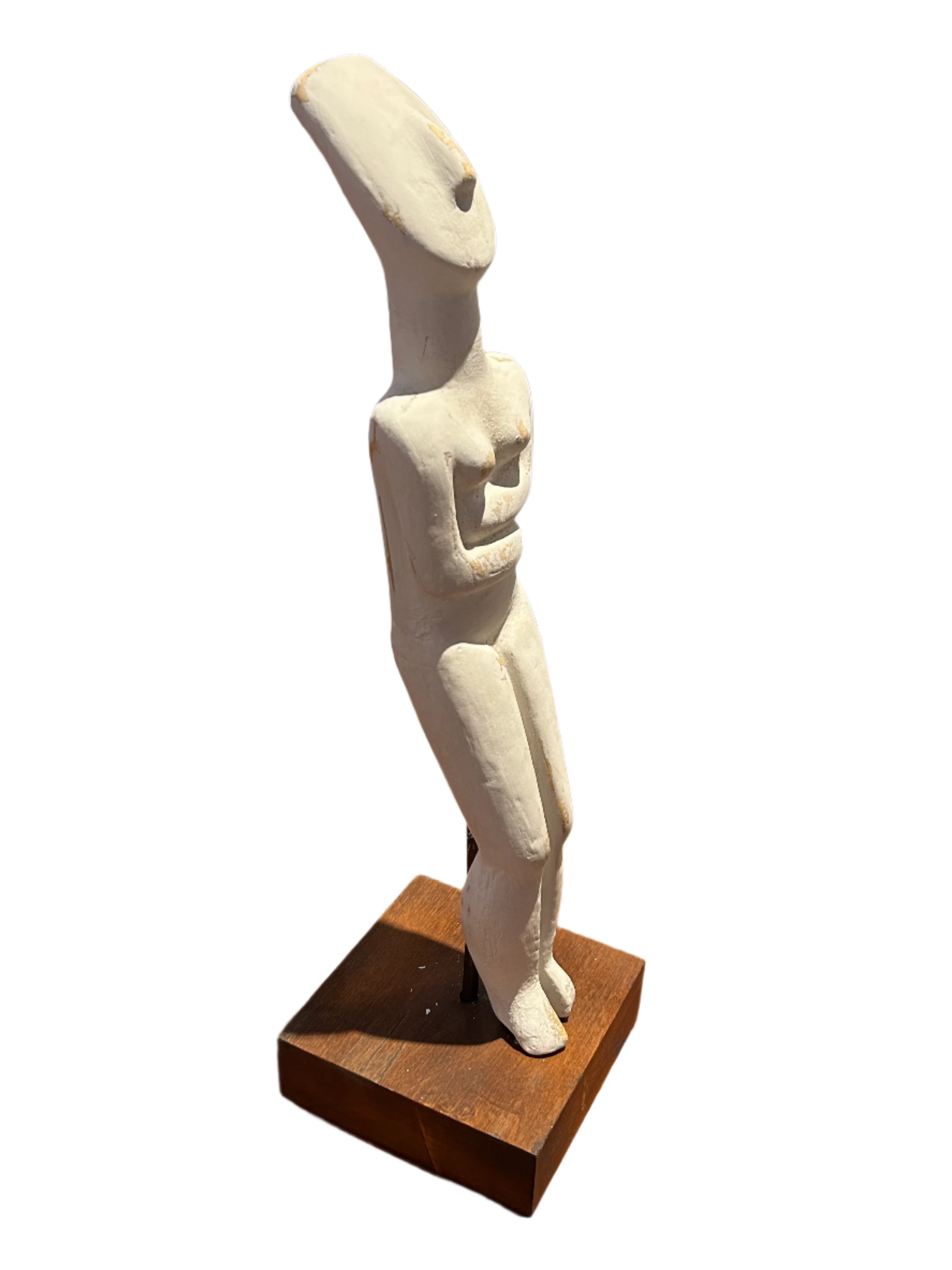 Vintage Greek female sculpture