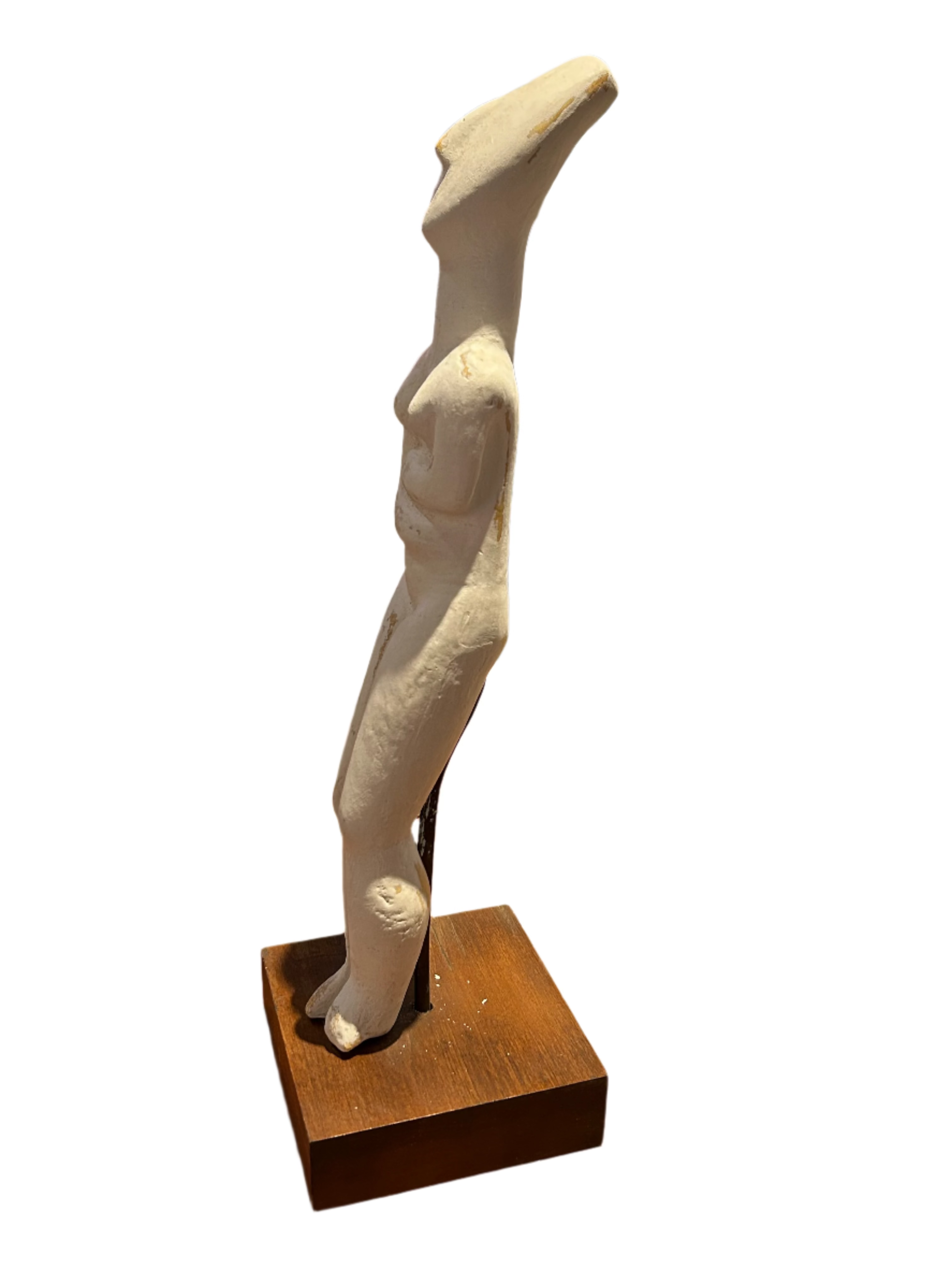 Vintage Greek female sculpture