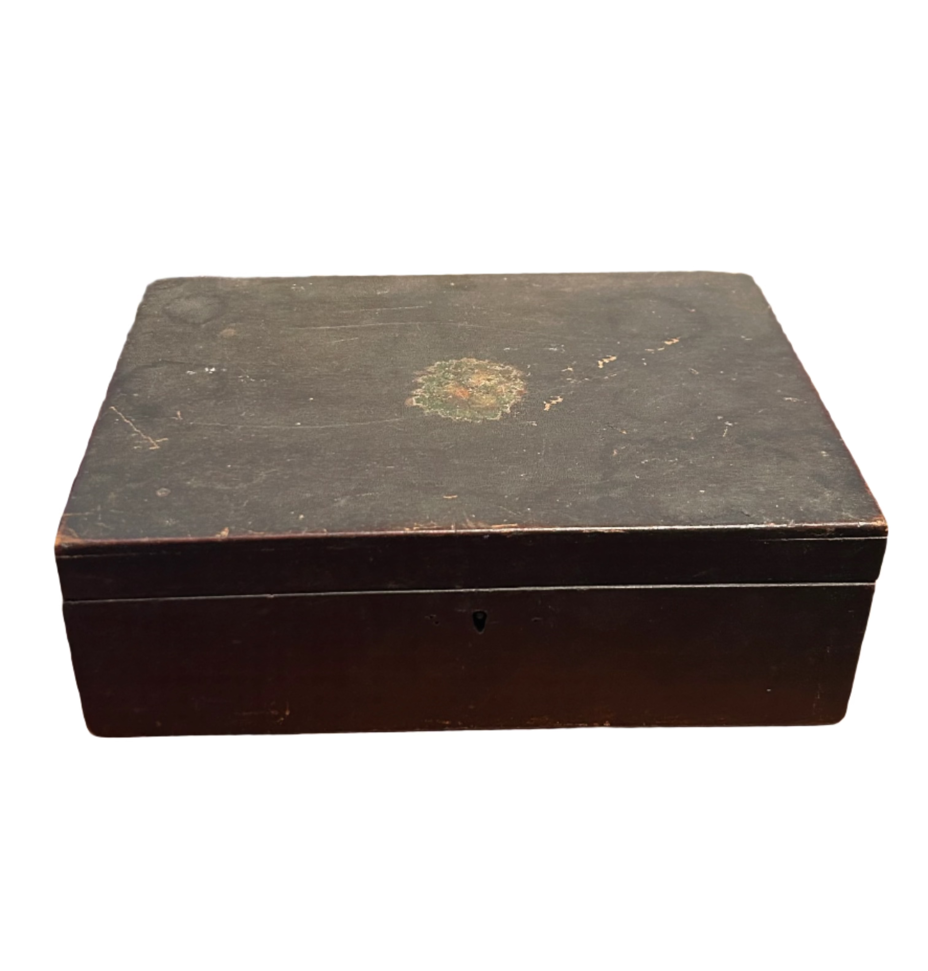 Vintage wood sewing box