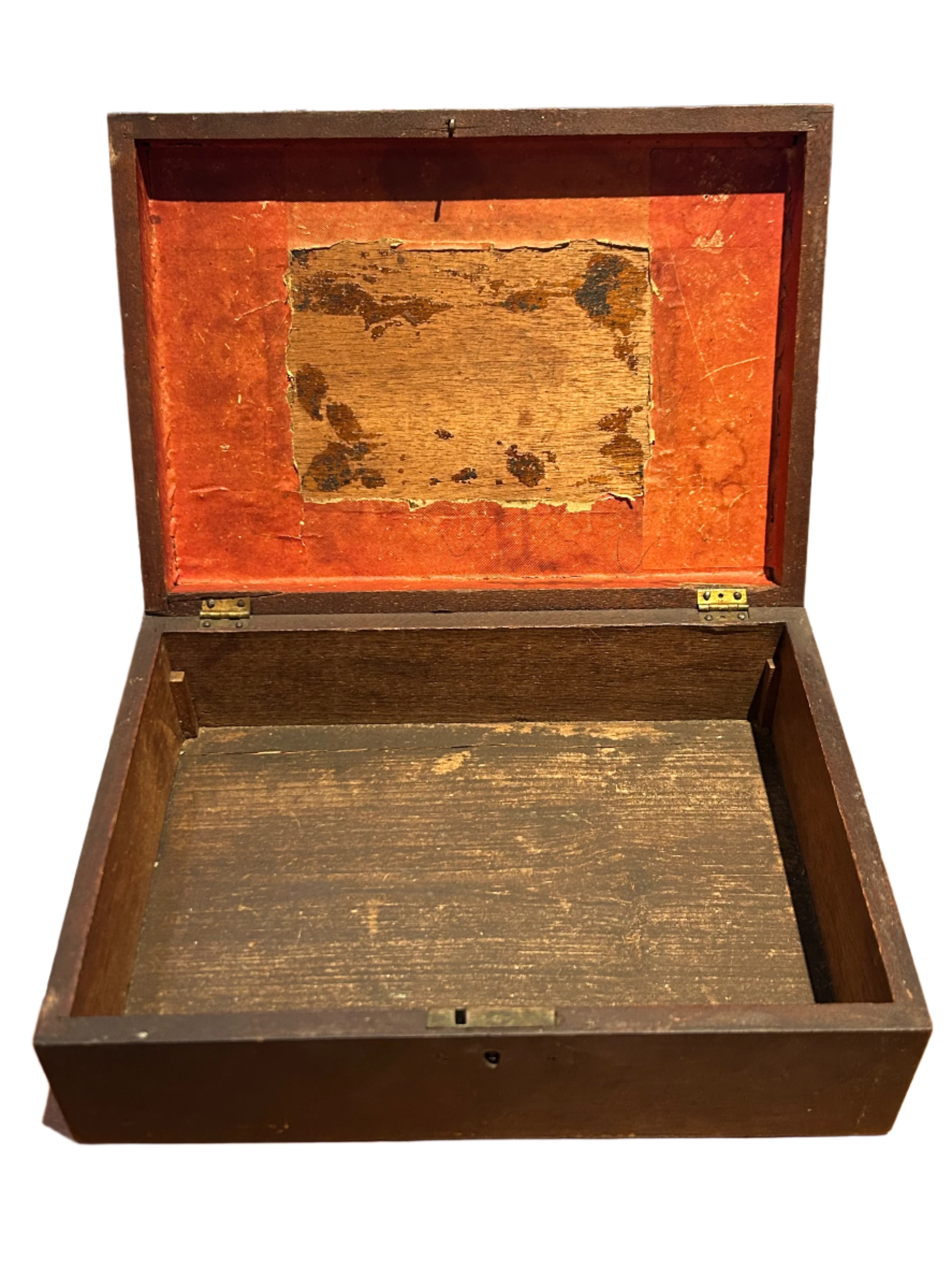 Vintage wood sewing box
