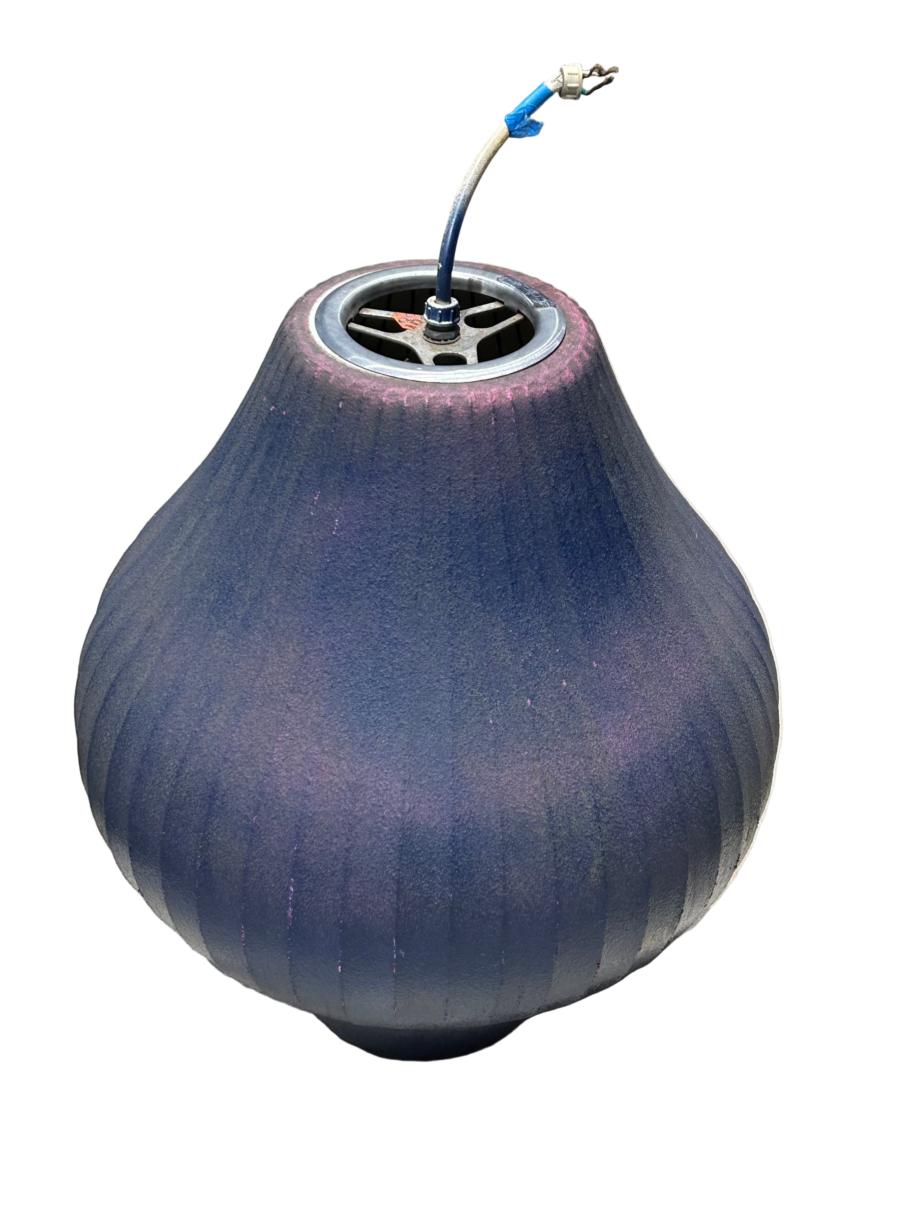 Vintage George Nelson blue light pendant