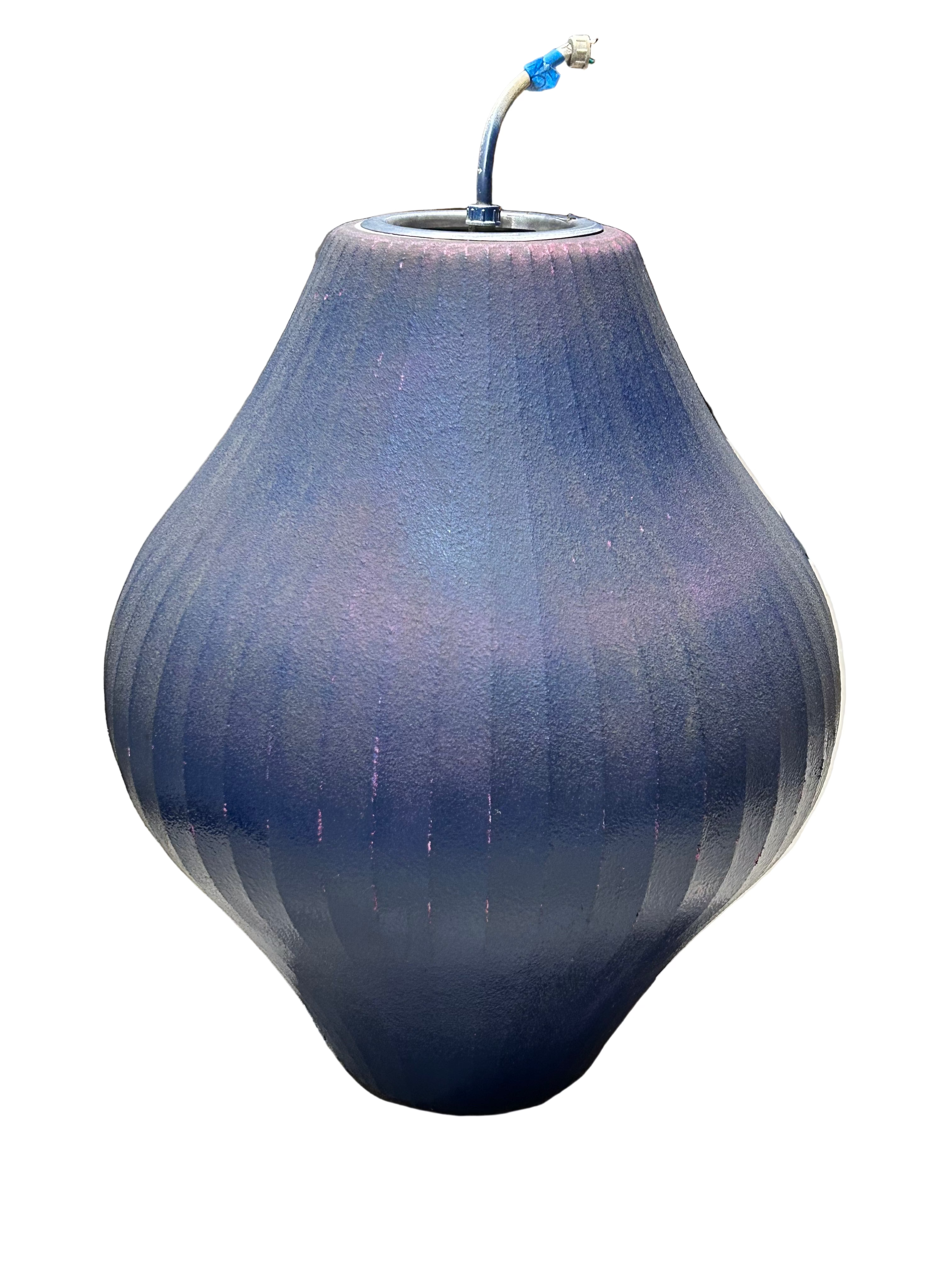 Vintage George Nelson blue light pendant