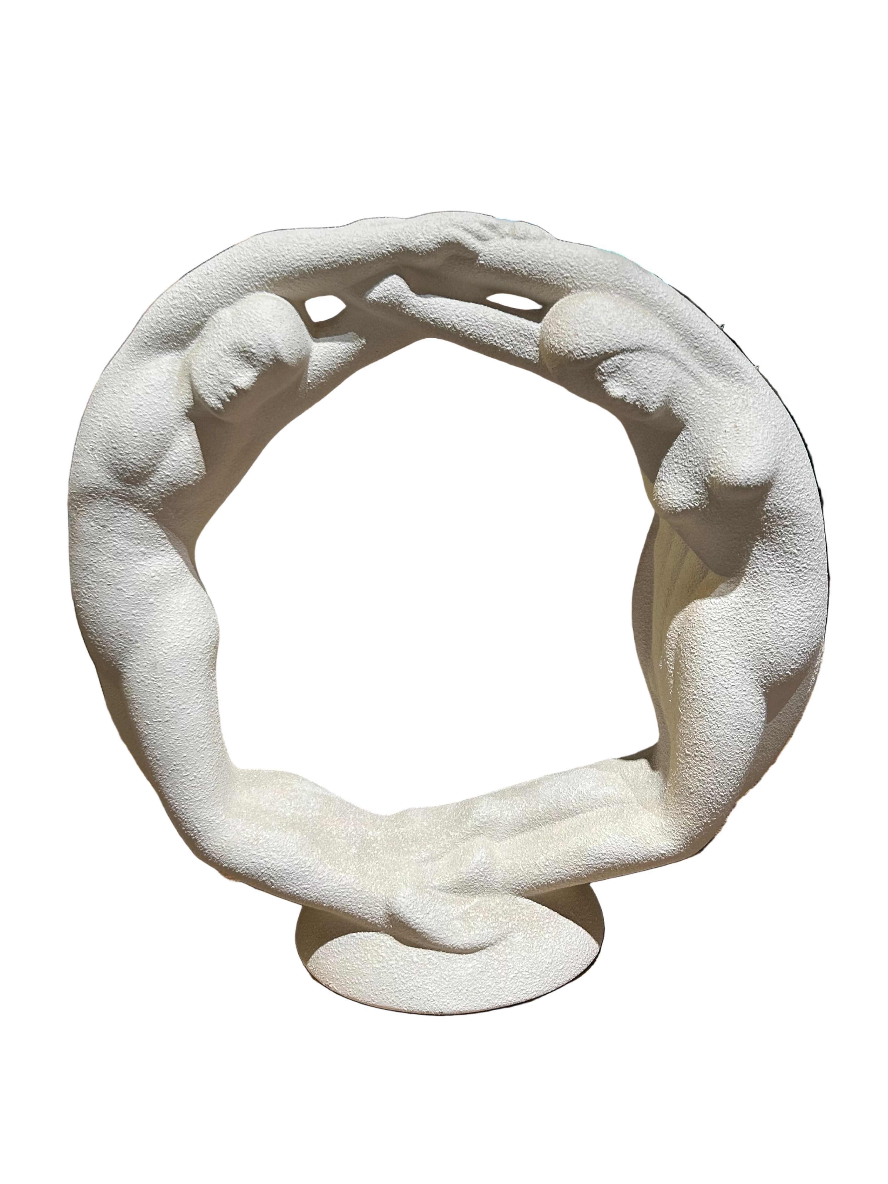 Vintage Circle of Love sculpture