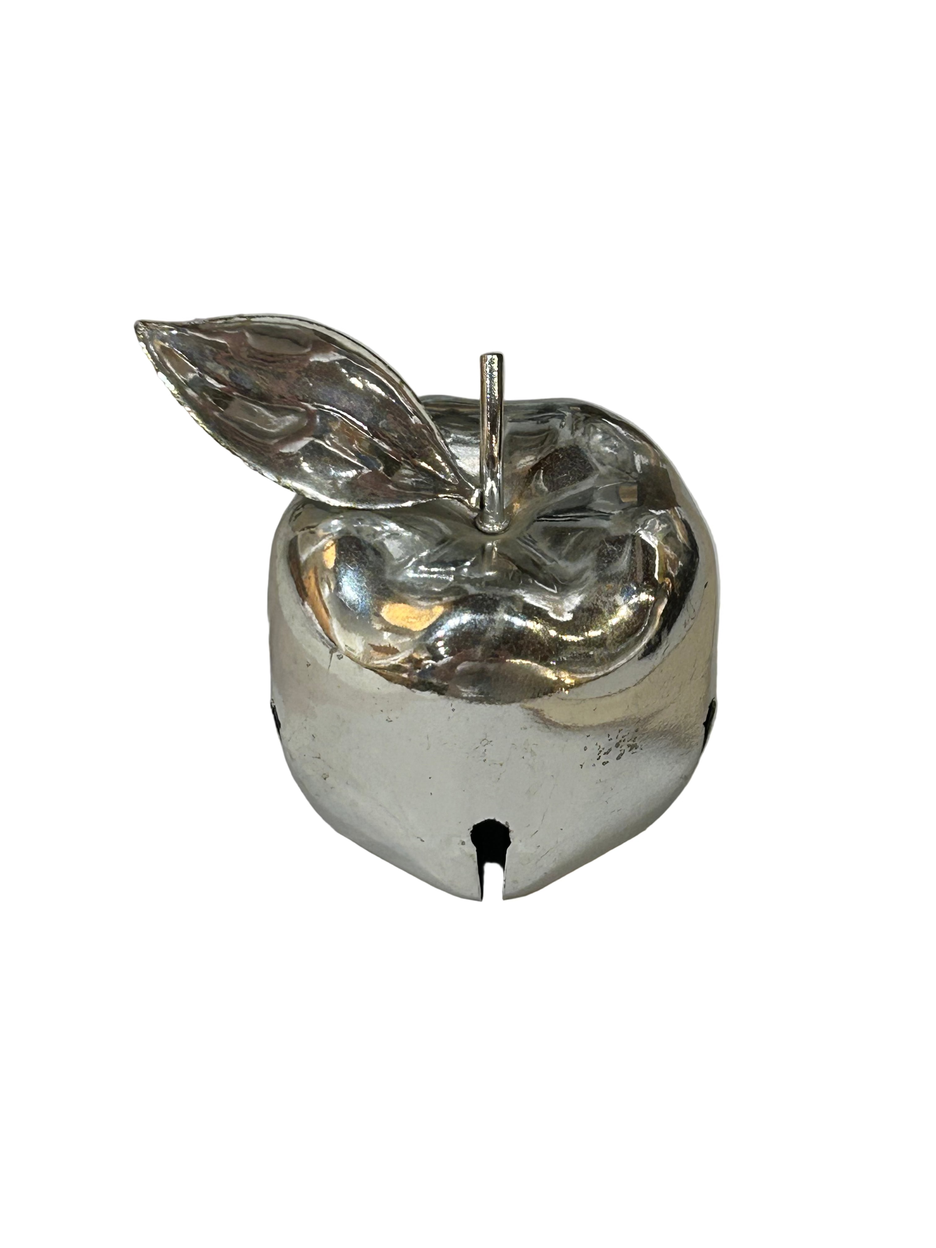 Vintage silver apple bell