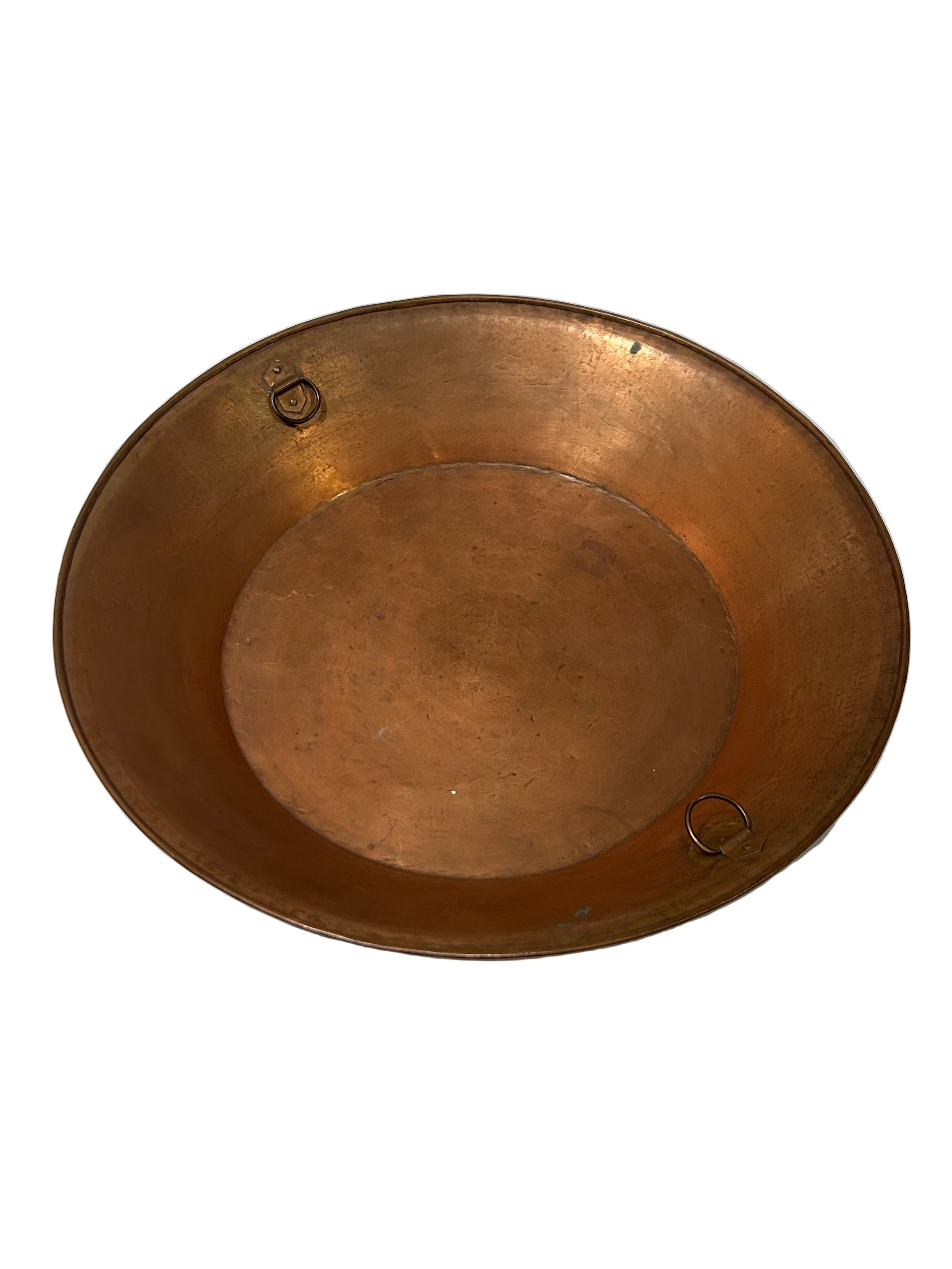 Vintage decorative copper plate