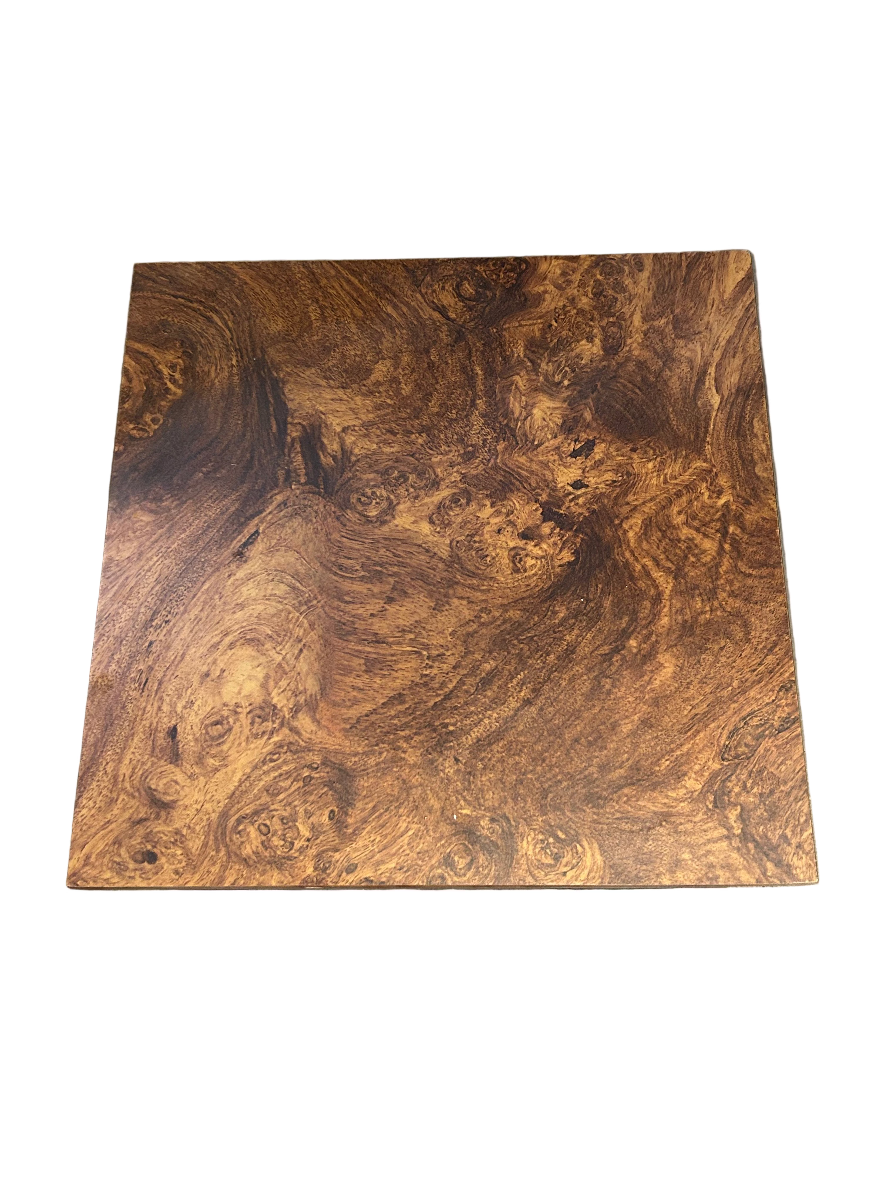 Vintage burl wood side table