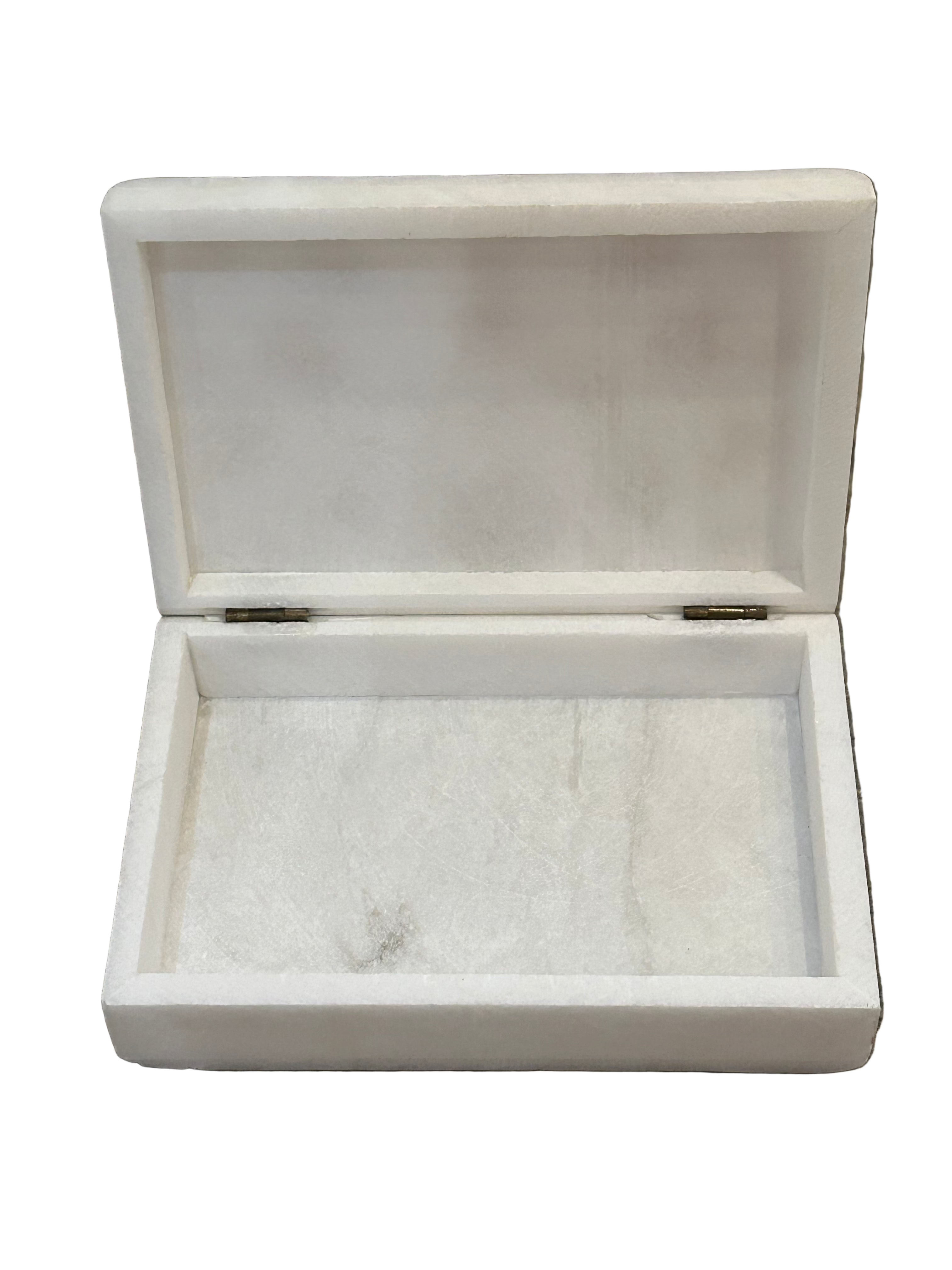 Vintage marble inlay box