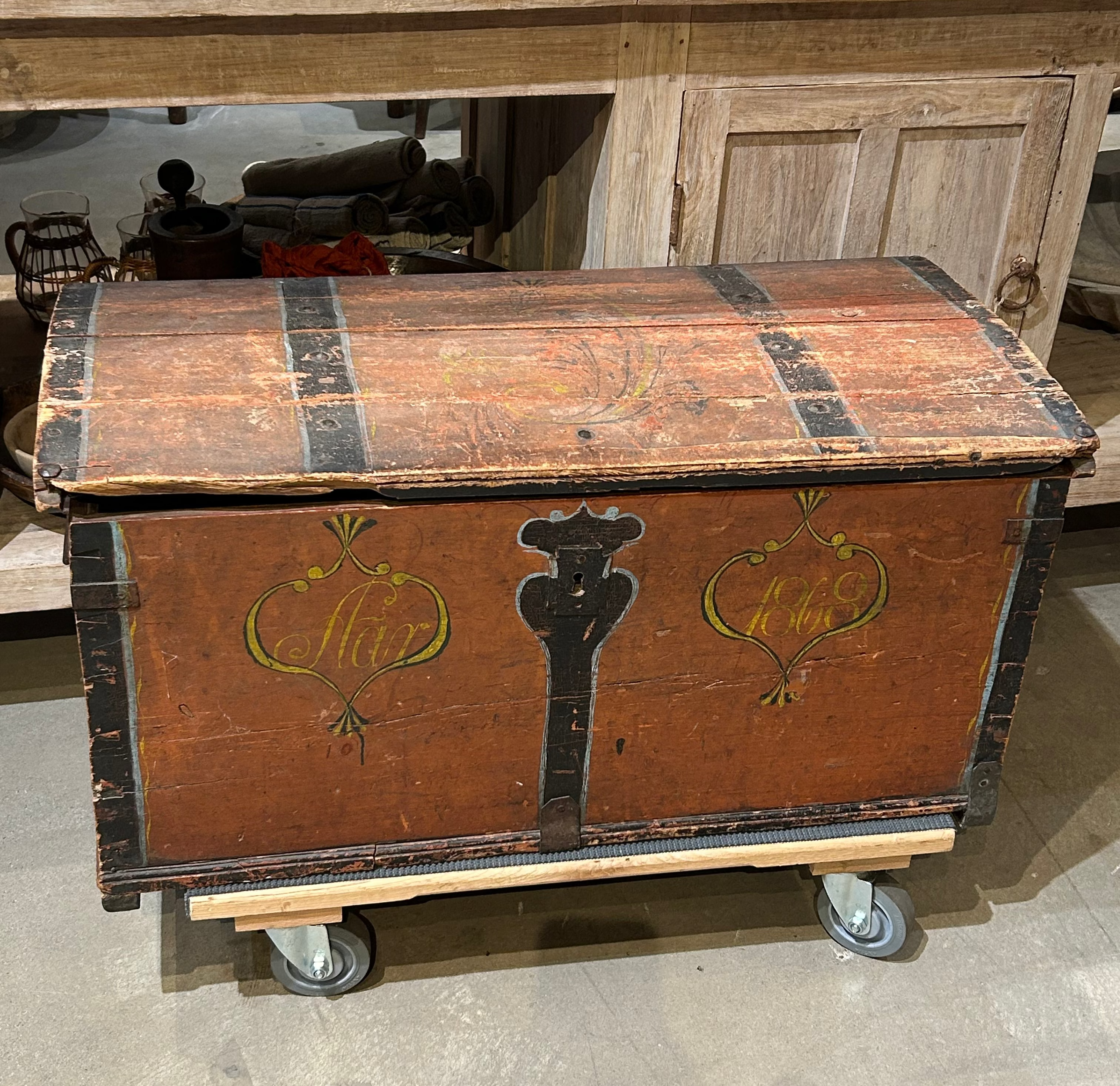 Vintage Norwegian trunk