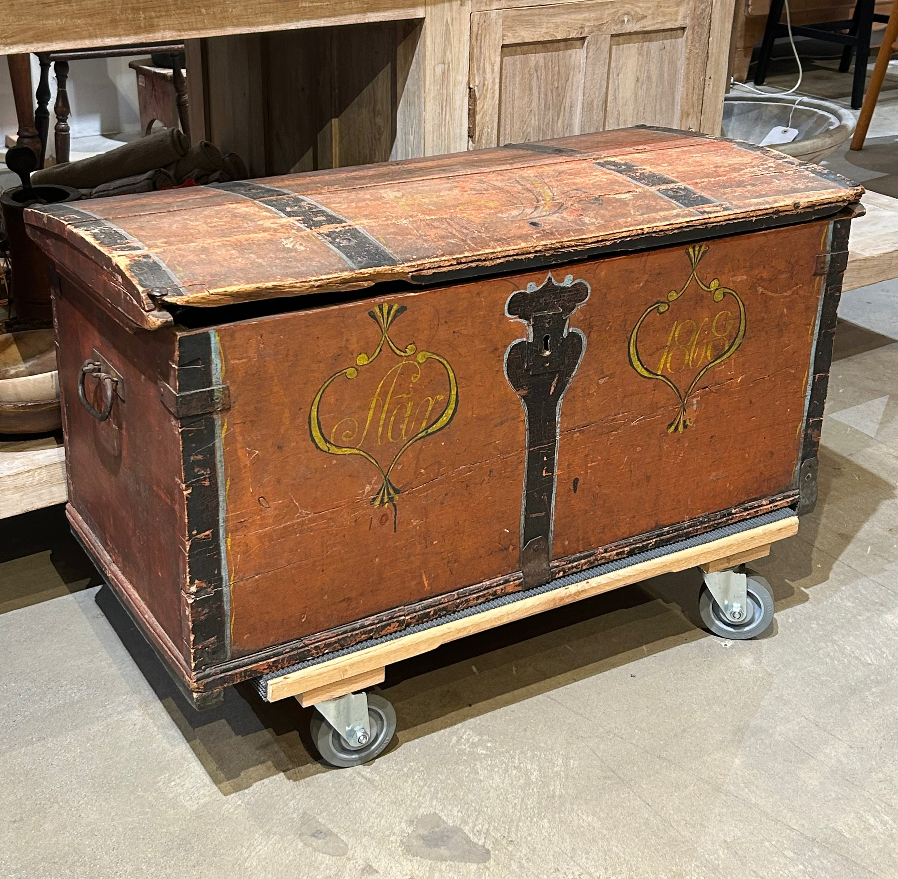 Vintage Norwegian trunk