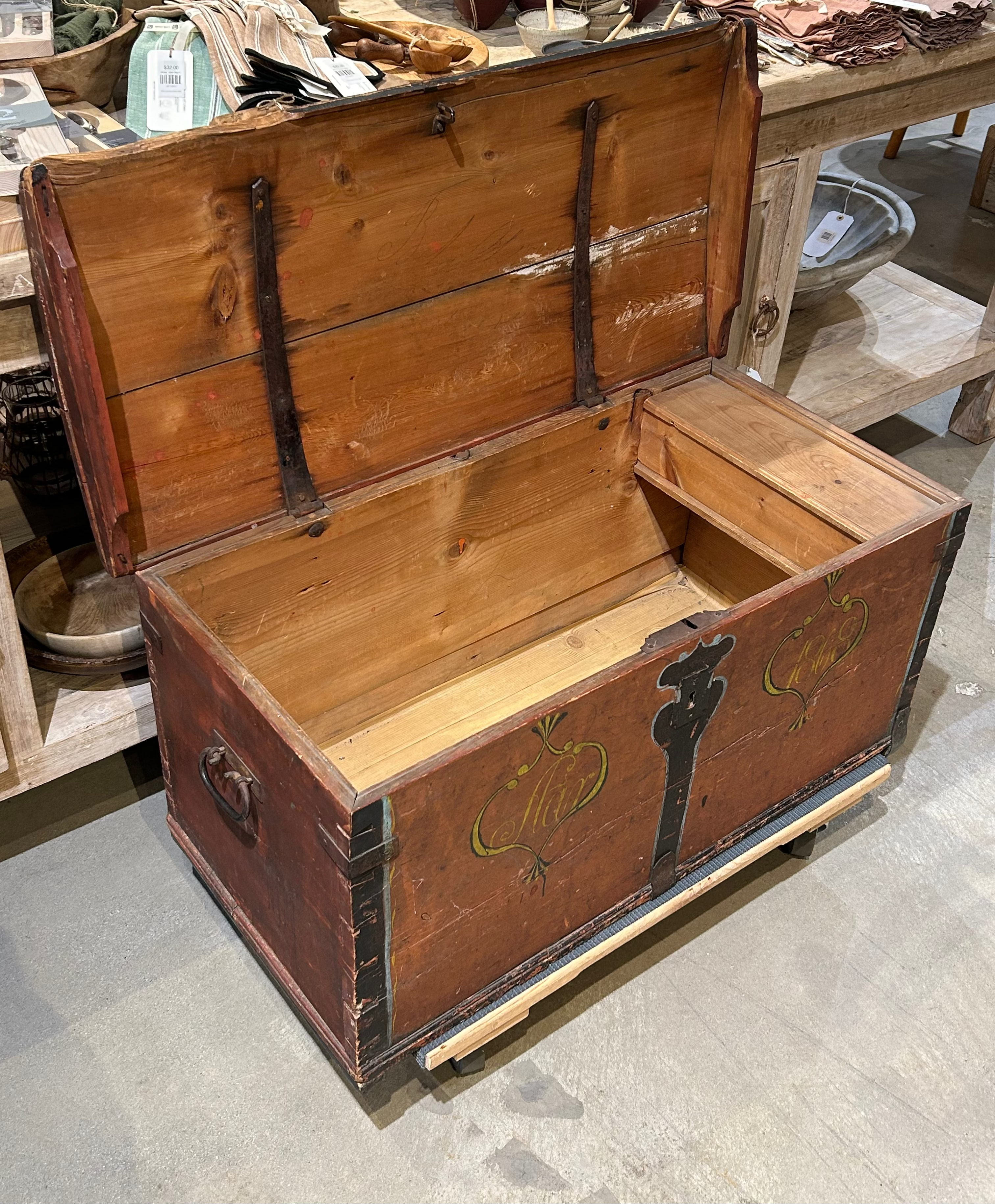 Vintage Norwegian trunk
