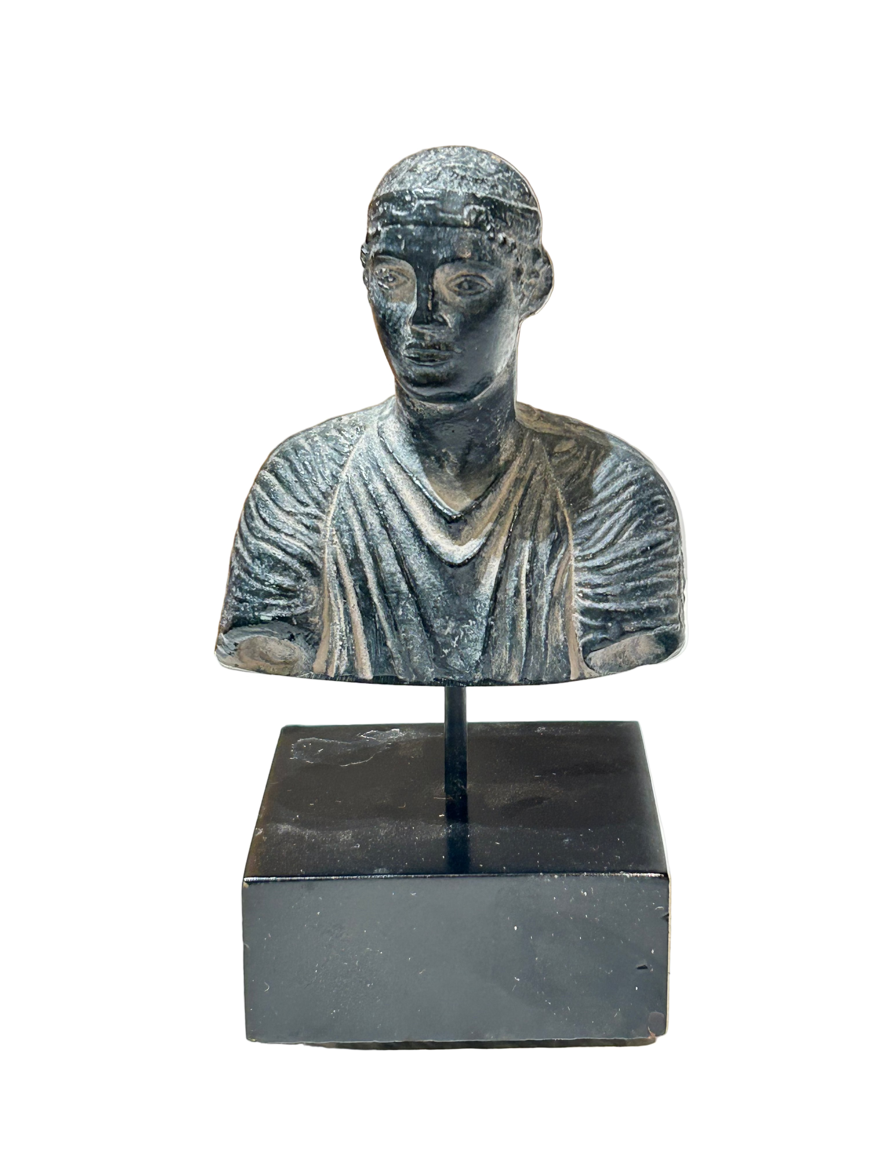 Vintage Charioteer from Delphi Bust