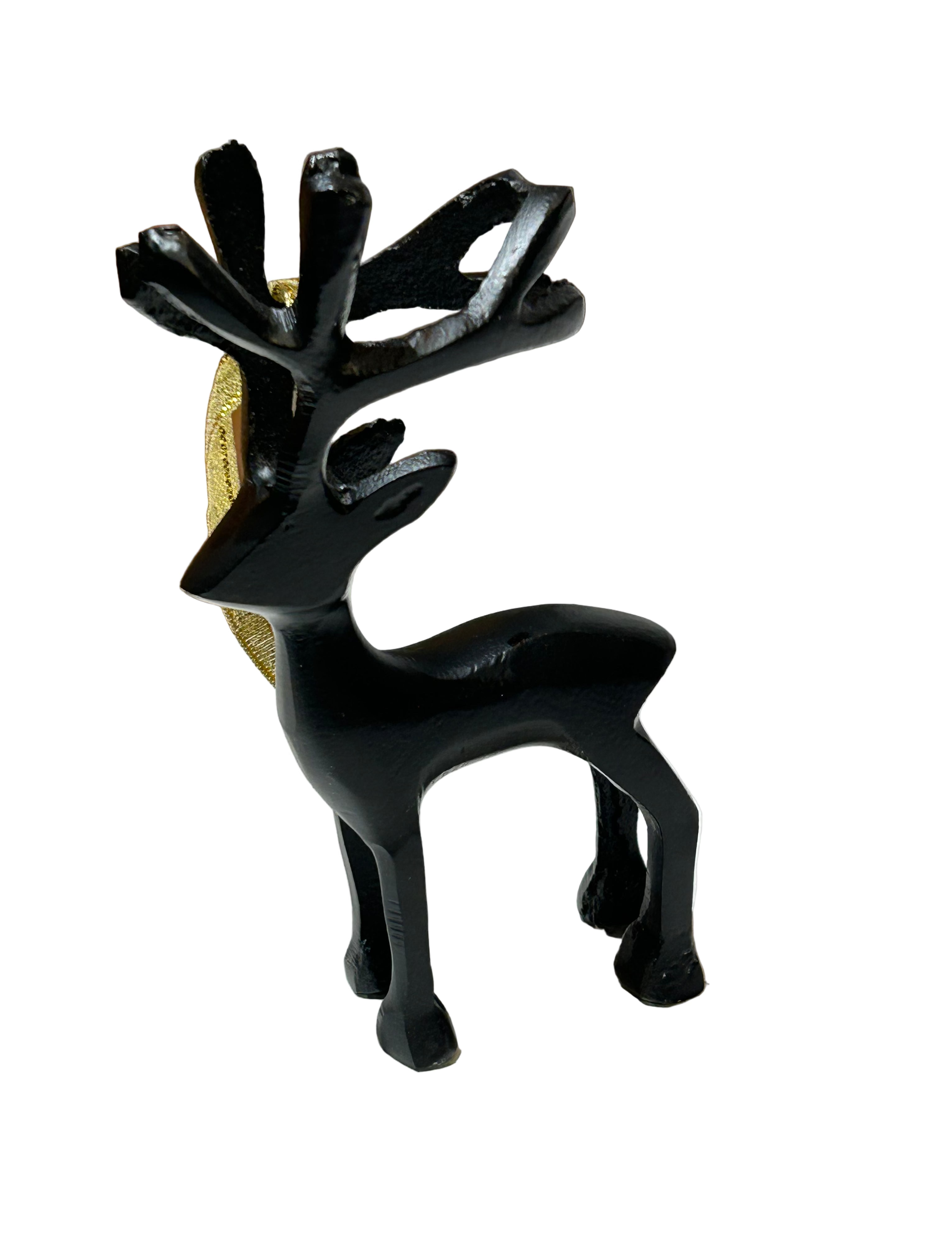 Small metal deer ornament