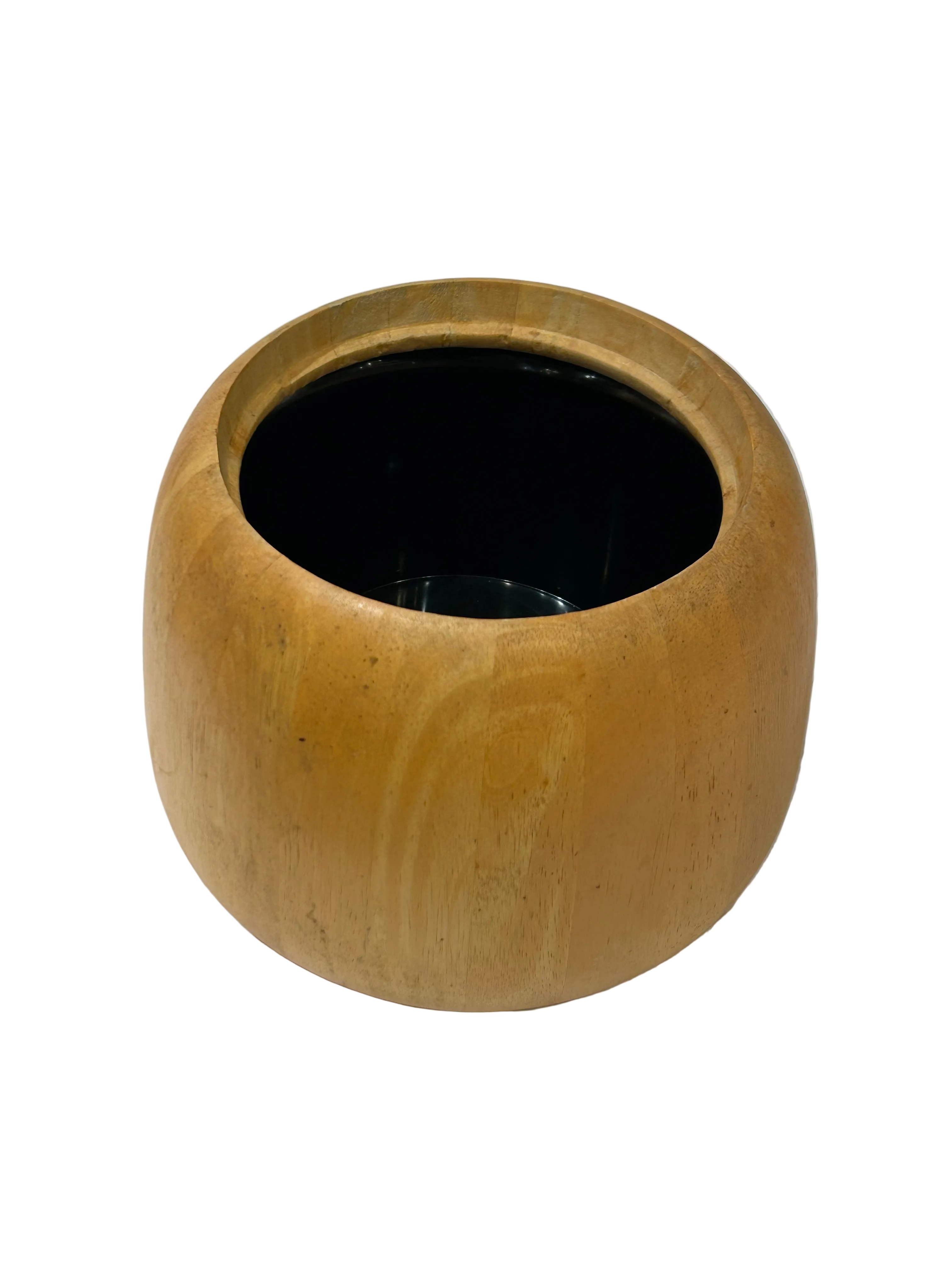 Vintage teak wood ice bucket