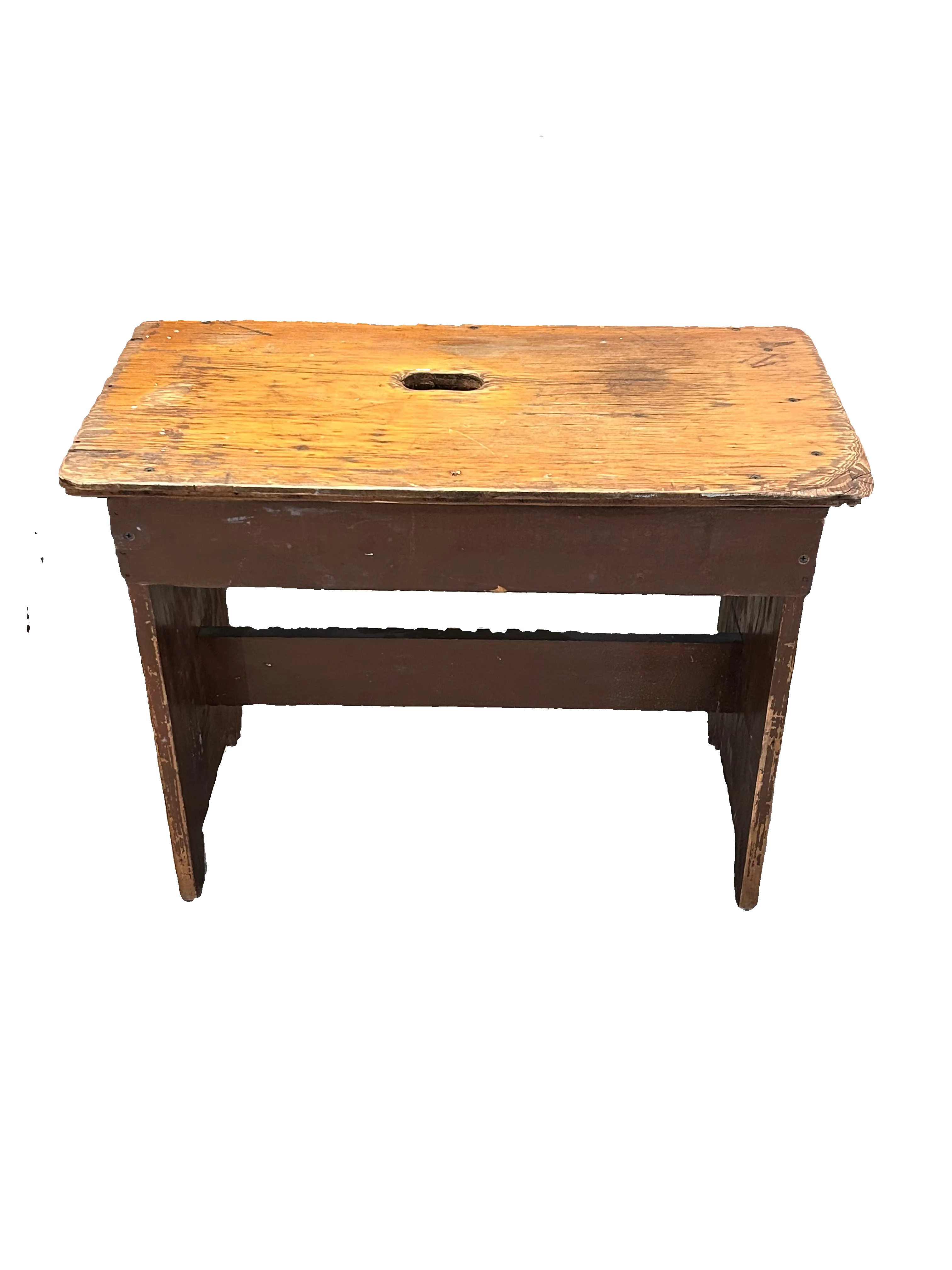 Vintage primitive wood bench
