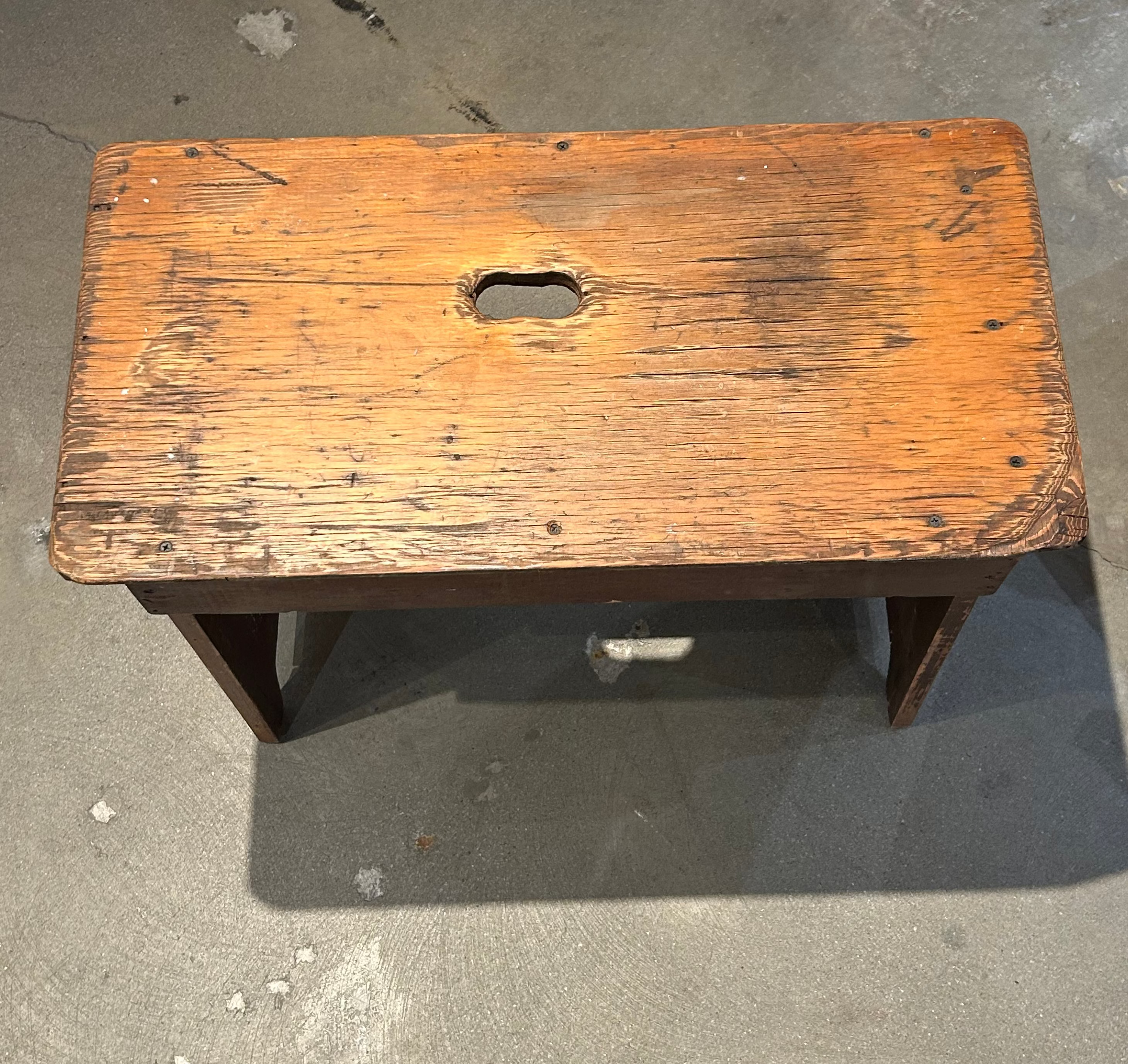 Vintage primitive wood bench