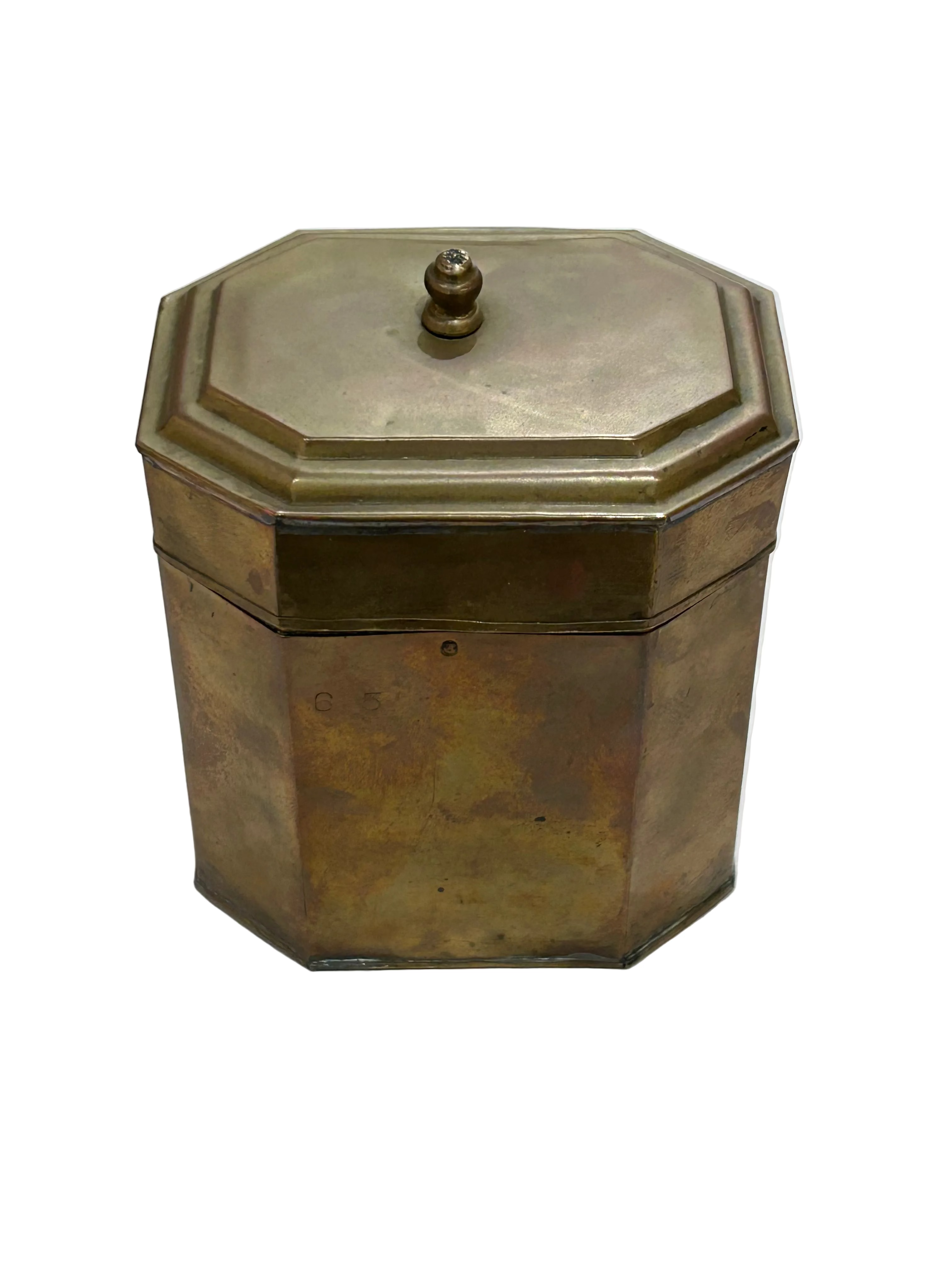 Vintage brass box