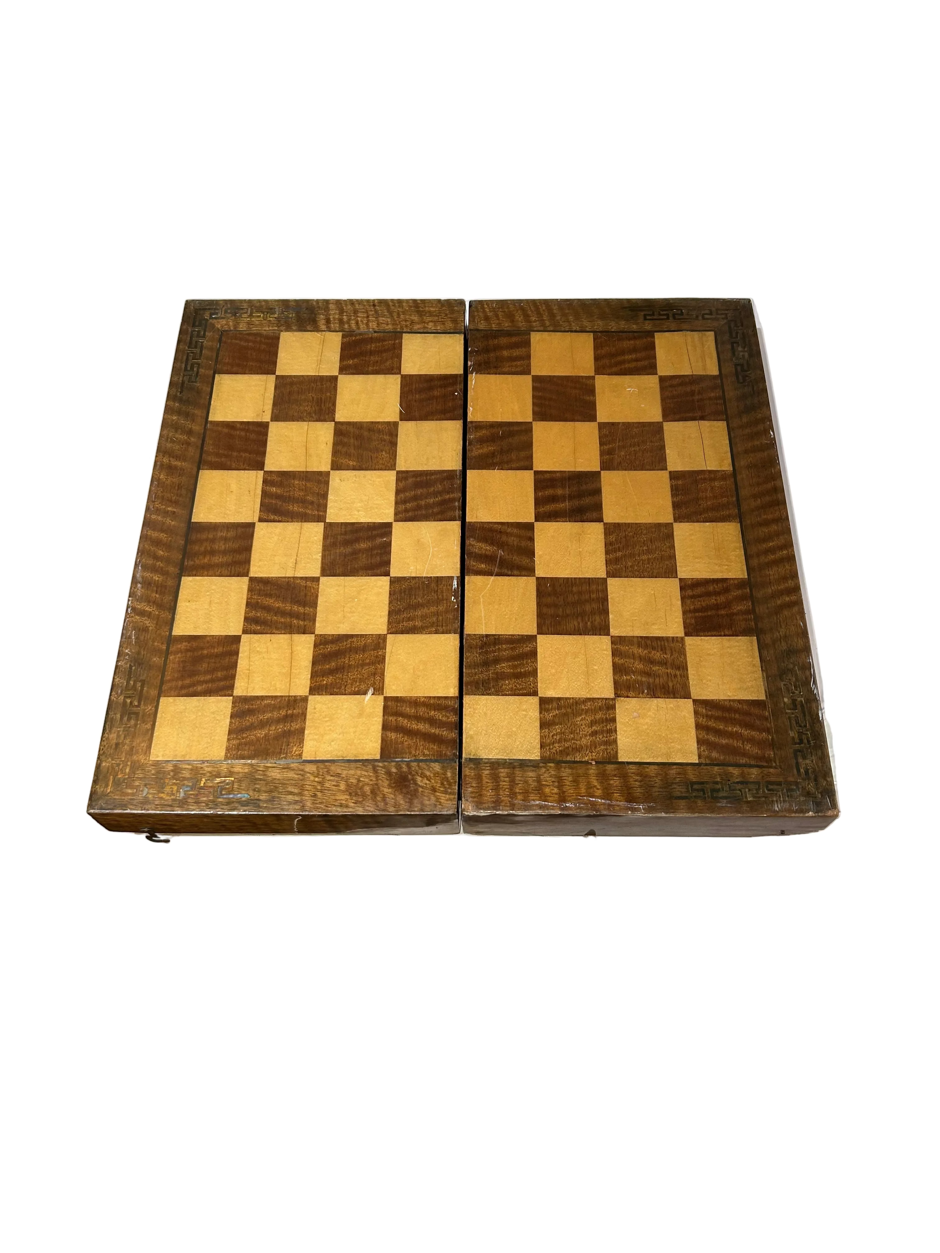 Vintage army Imperial stone chess set