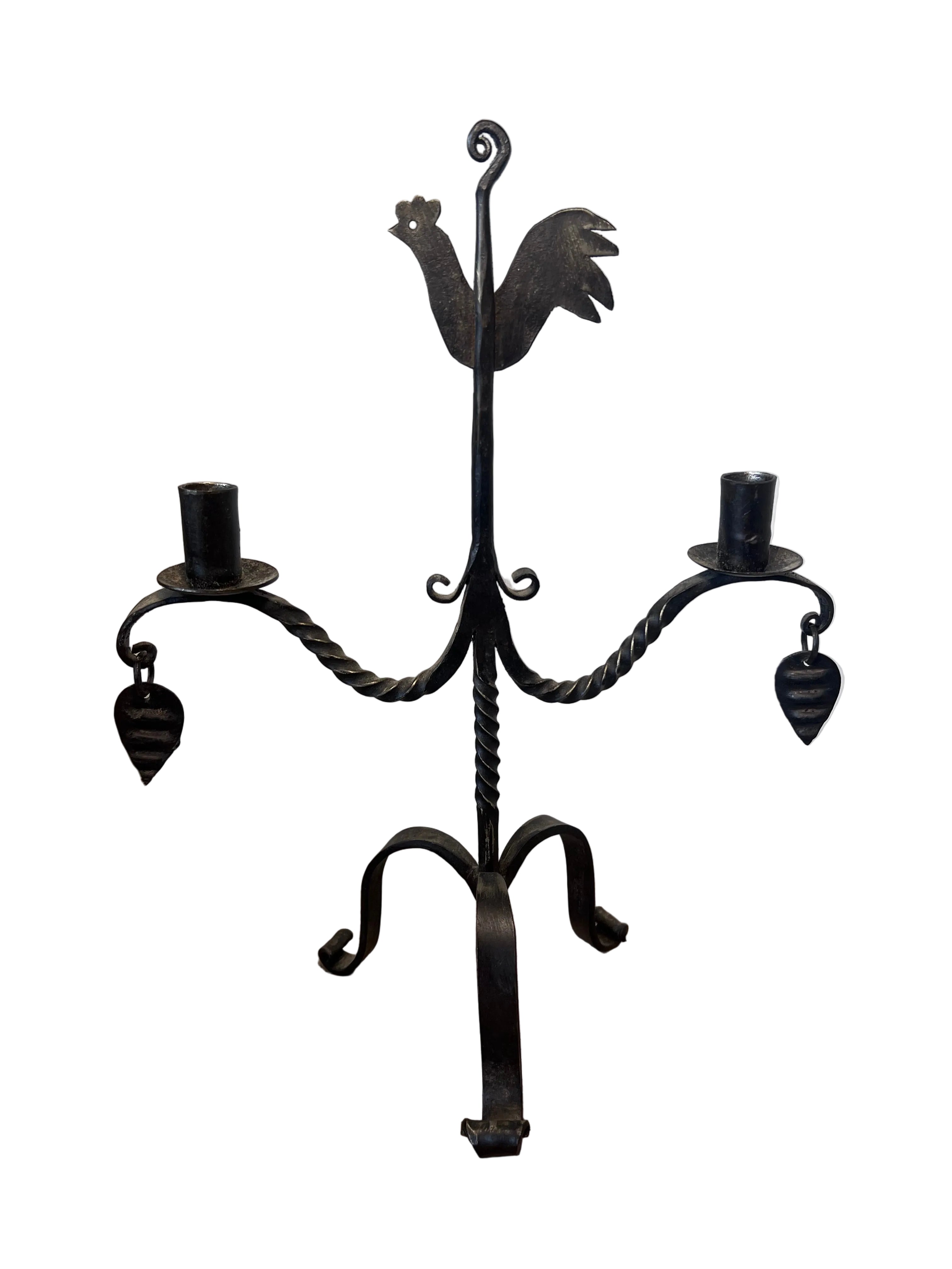 Vintage Metal Small Candelabra