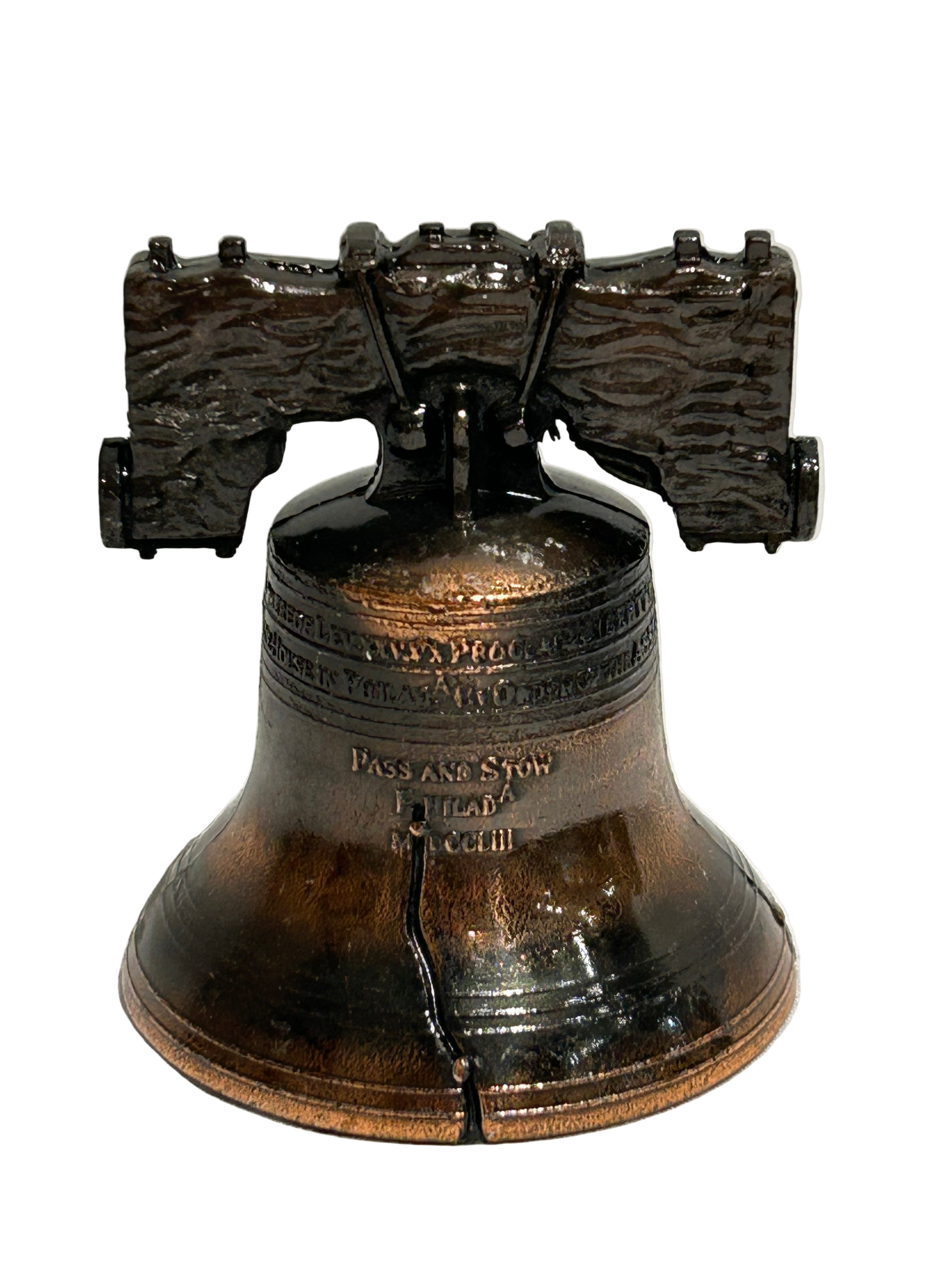 Vintage copper mini Liberty Bell