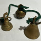 Vintage string of brass bells