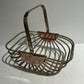 Vintage silver plate wire basket