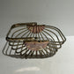 Vintage silver plate wire basket