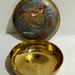 Vintage brass Christmas trinket box