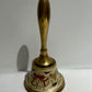 Vintage brass Christmas hand bell