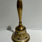 Vintage brass Christmas hand bell