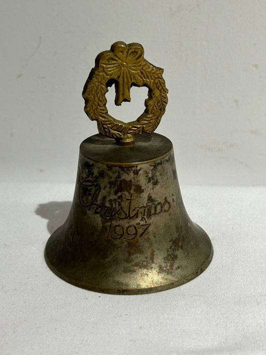 Vintage brass Christmas reef bell