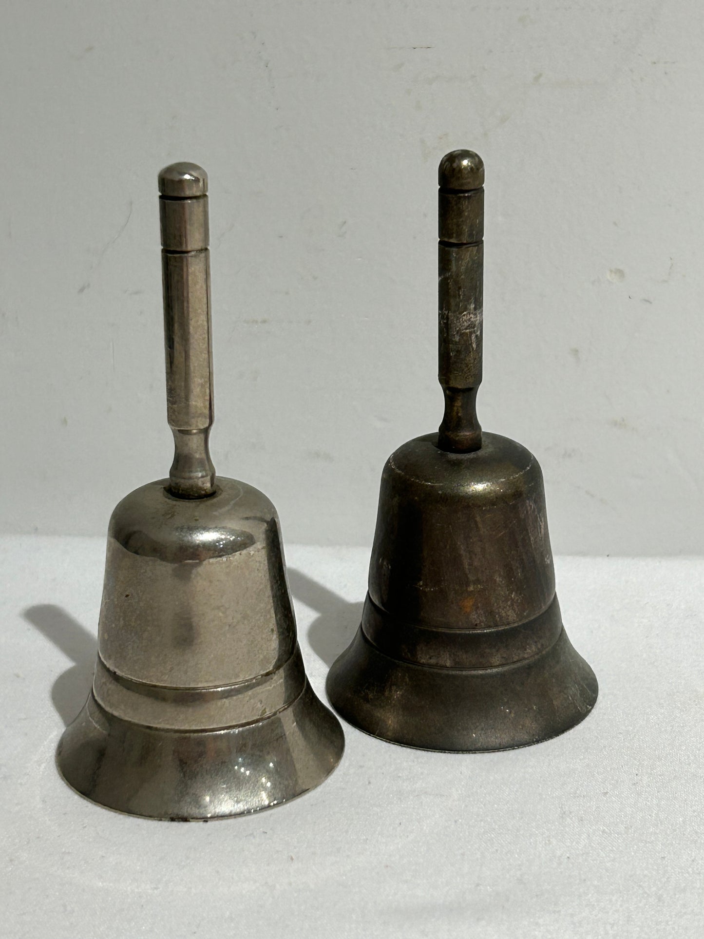 Vintage silver plated hand bell