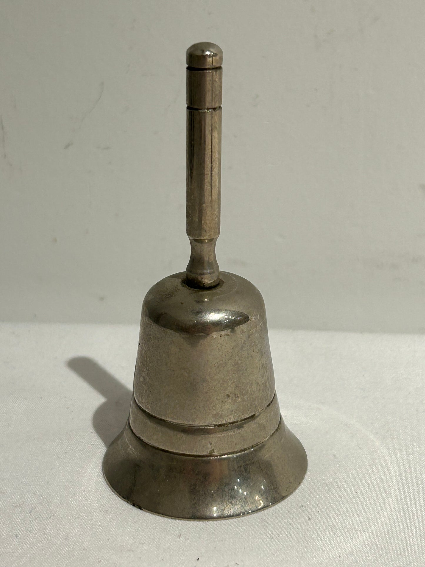 Vintage silver plated hand bell