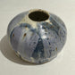 Vintage blue pottery vessel