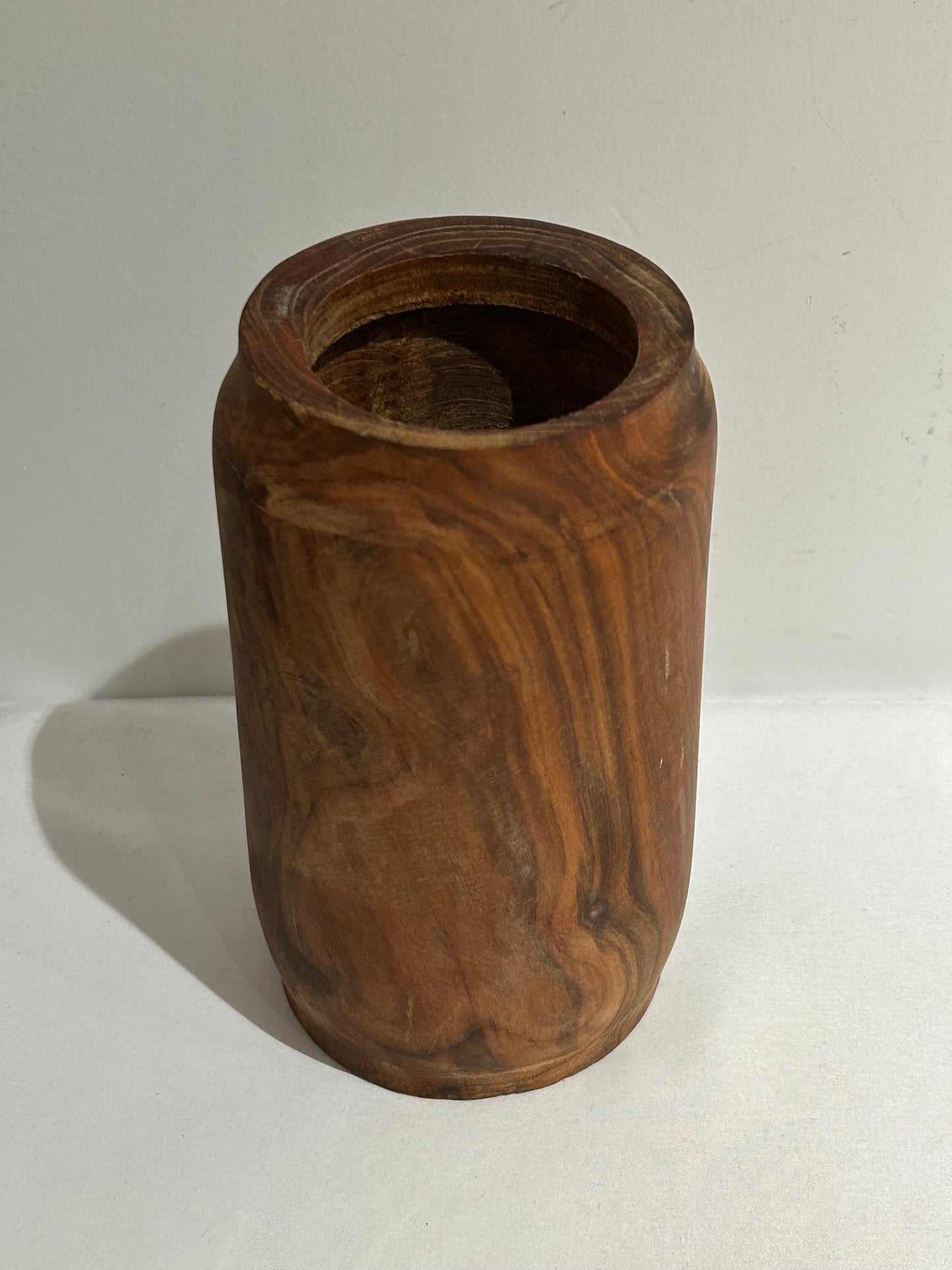 Eucalyptus wood vase - m