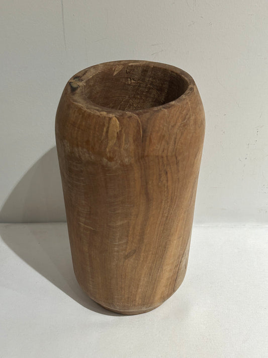 Eucalyptus wood vase - lg