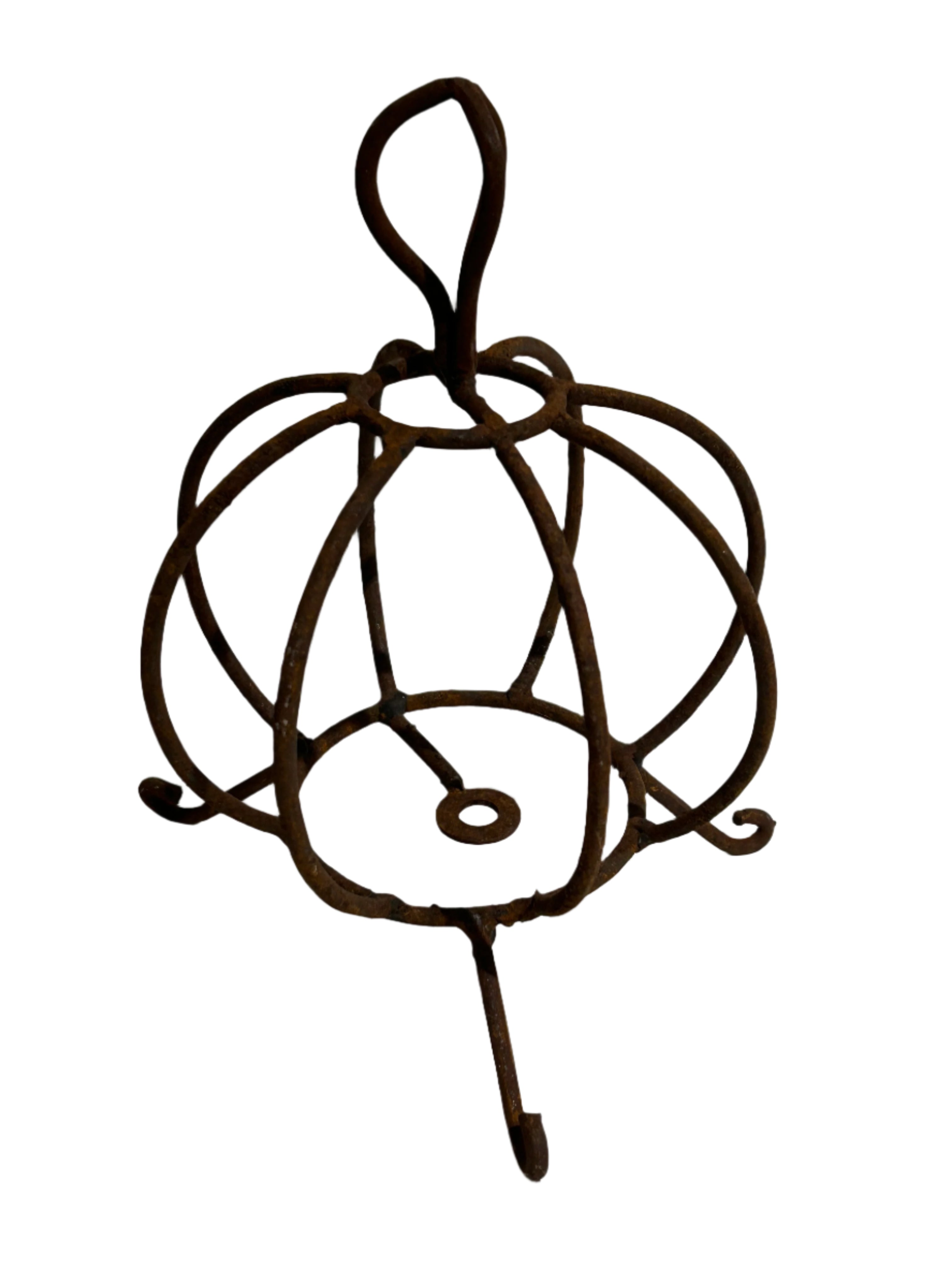 Vintage pumpkin lantern holder