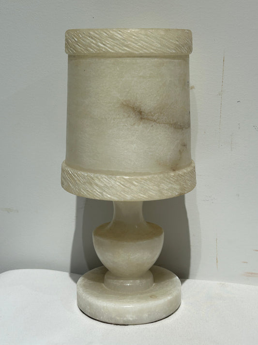 Vintage alabaster lamp