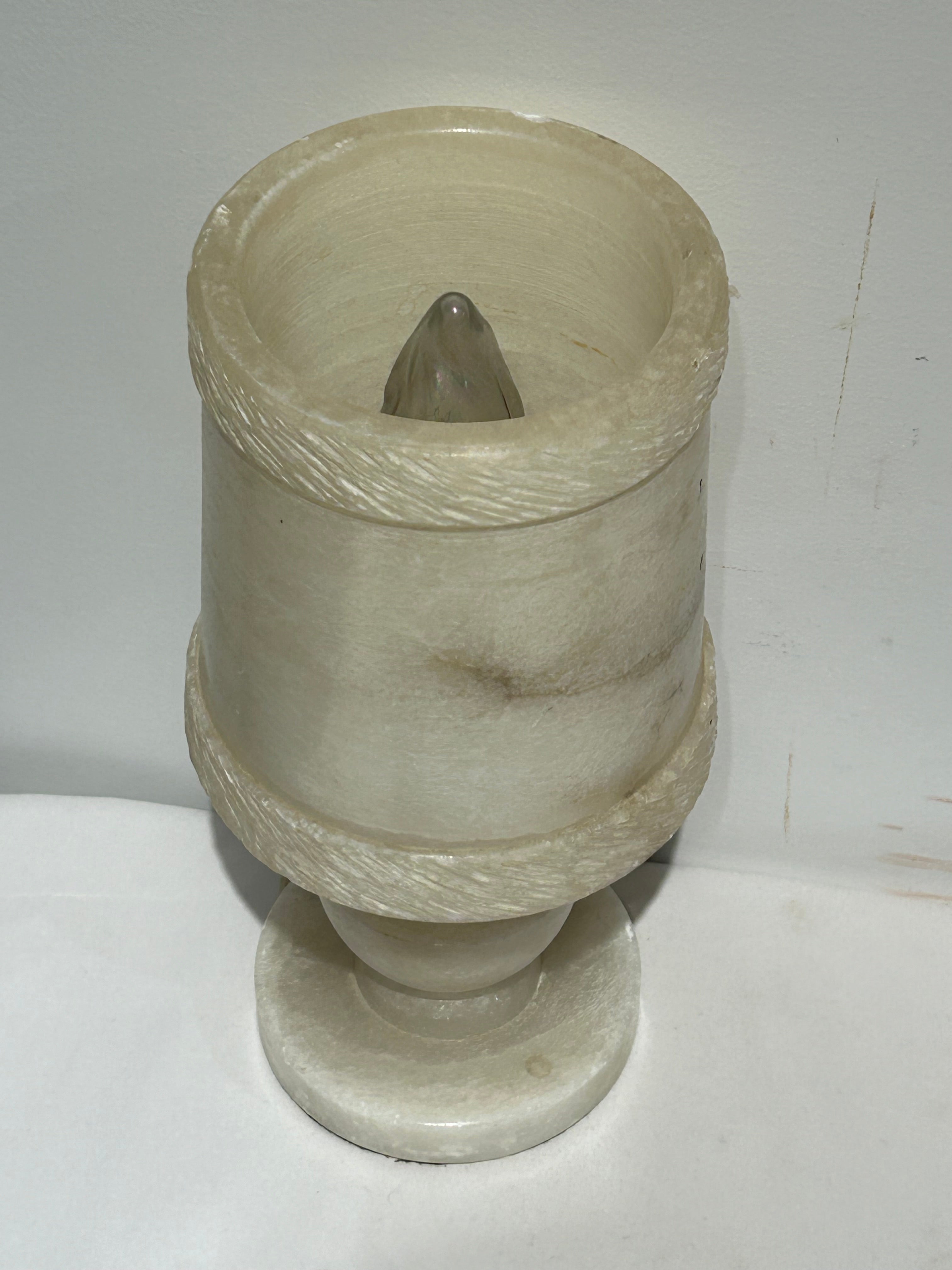 Vintage alabaster lamp