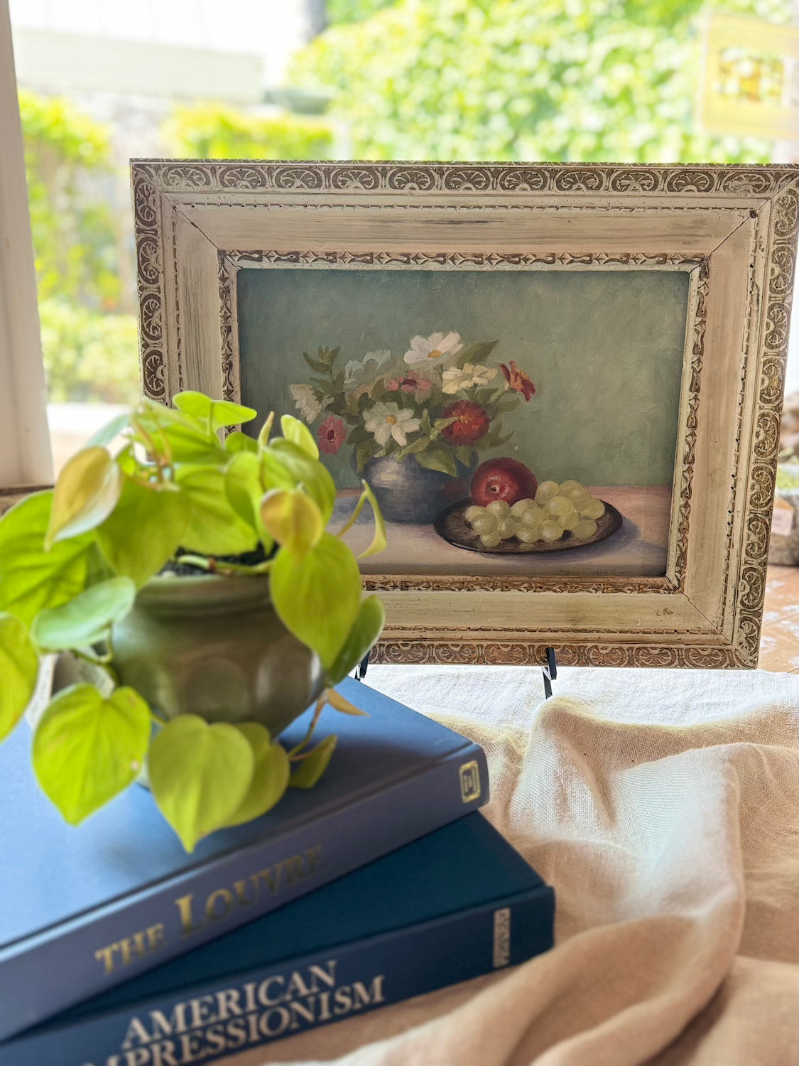 Vintage oil painting signed