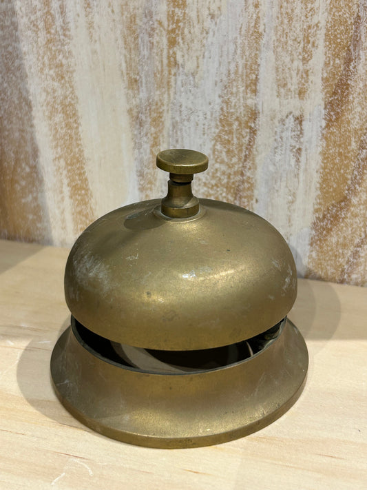 Vintage brass desk bell