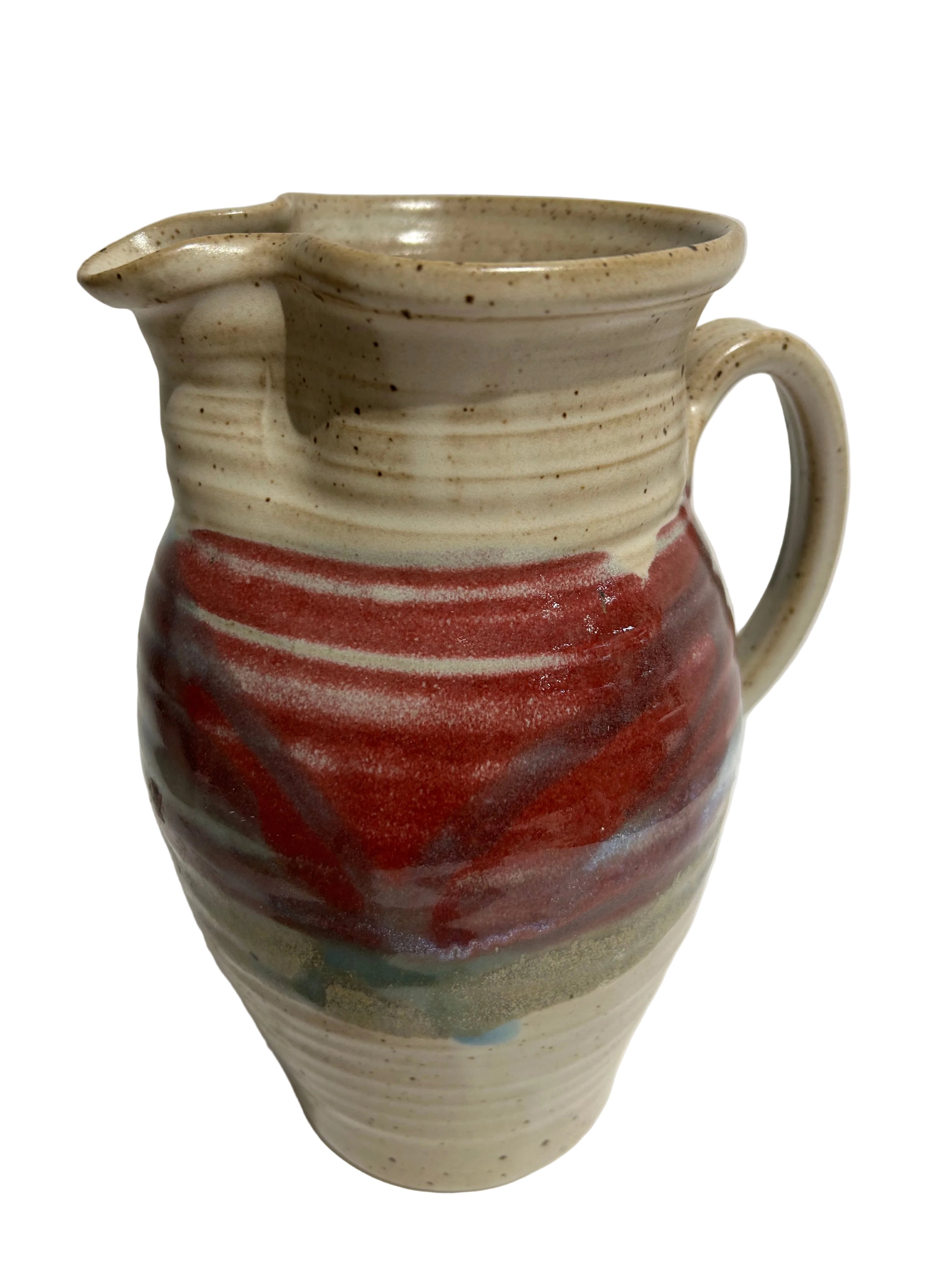 Vintage glazed ceramic serving set